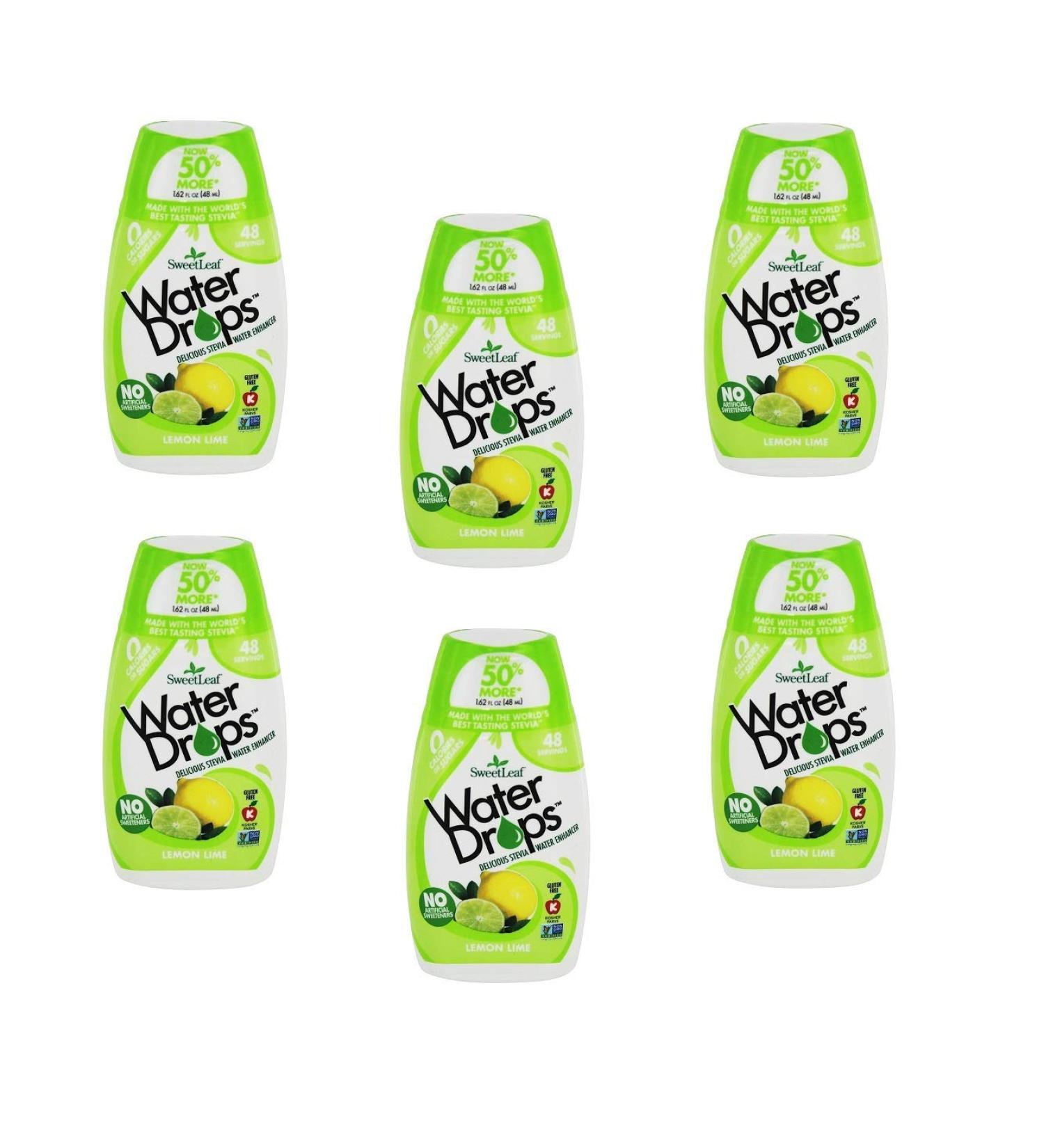 Sweetleaf Water Drop 6 Pack Lemon Lime