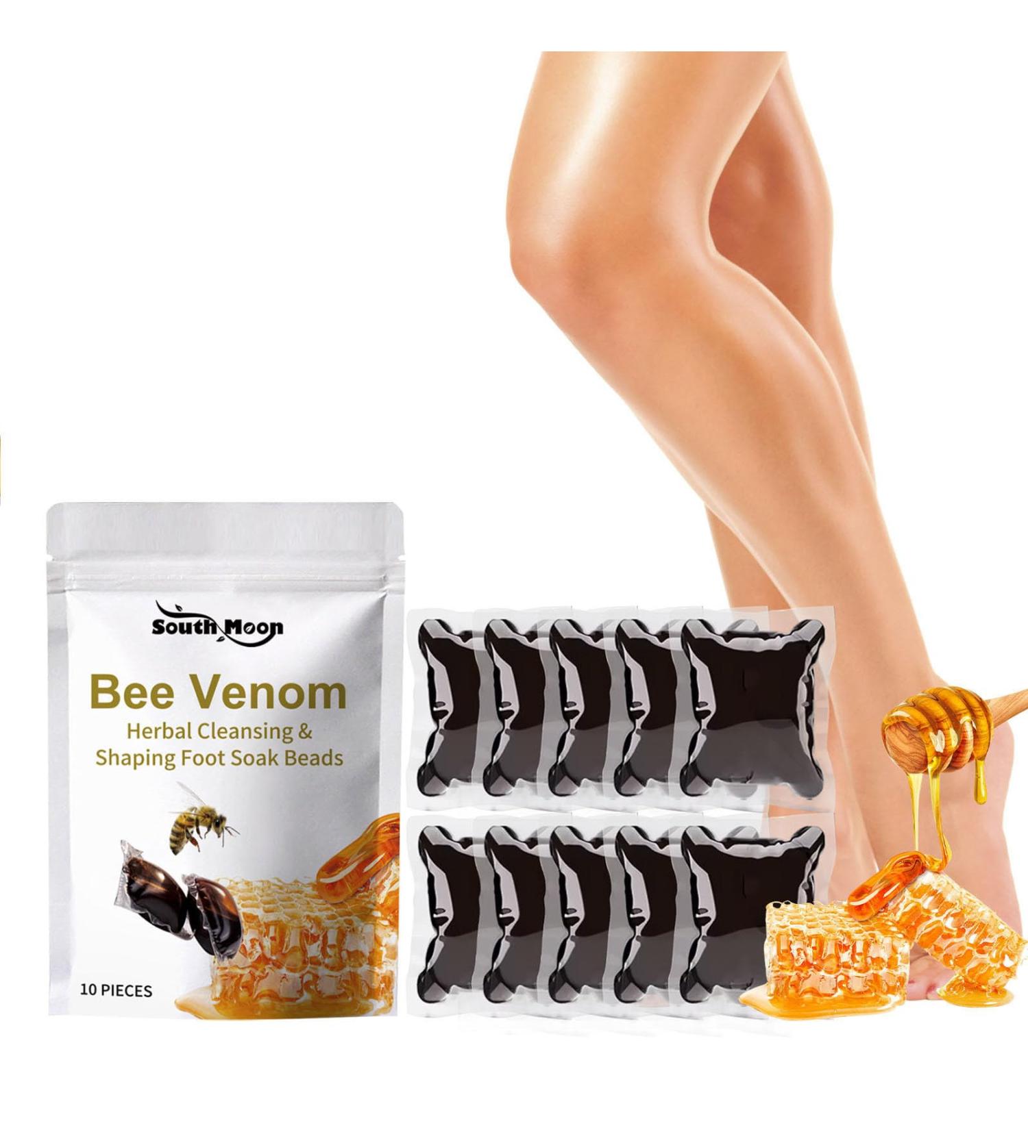 Lymphatic Drainage & Slimming Foot Soak Beads Lukmlca Bee Venom Foot Soak Foot Soak Salts Healthy Fast Shape & Cleanse Body Relief Relax Foot Soak For Hard Skin Foot Spa (1Bag-70ml) - Buy Online on GoSupps.com
