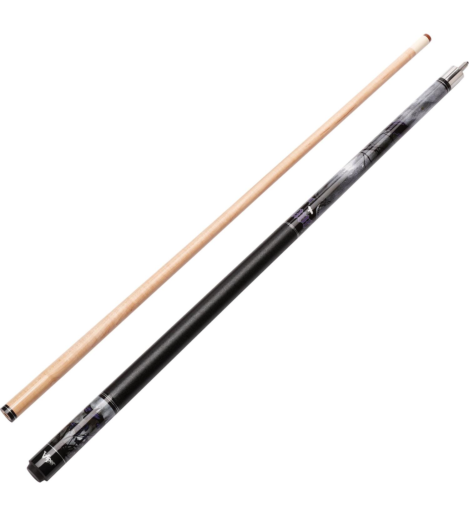 Viper Underground 2-Piece The Raven Billiard/Pool Cue - 58-Inches, 19-Ounce - Buy Online on GoSupps.com
