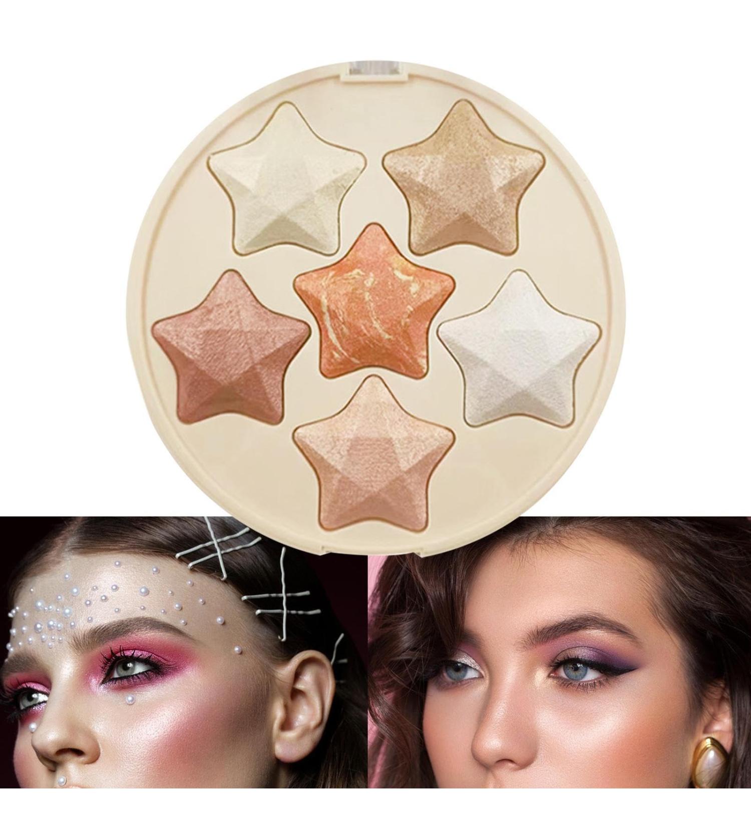 Cheek Highlighter - Waterproof Long-lasting Glitter Highlighter - Women Beauty Products Cosmetics for Home Working Gathering Shopping Dating Traveling Pochy 02 - Buy Online on GoSupps.com
