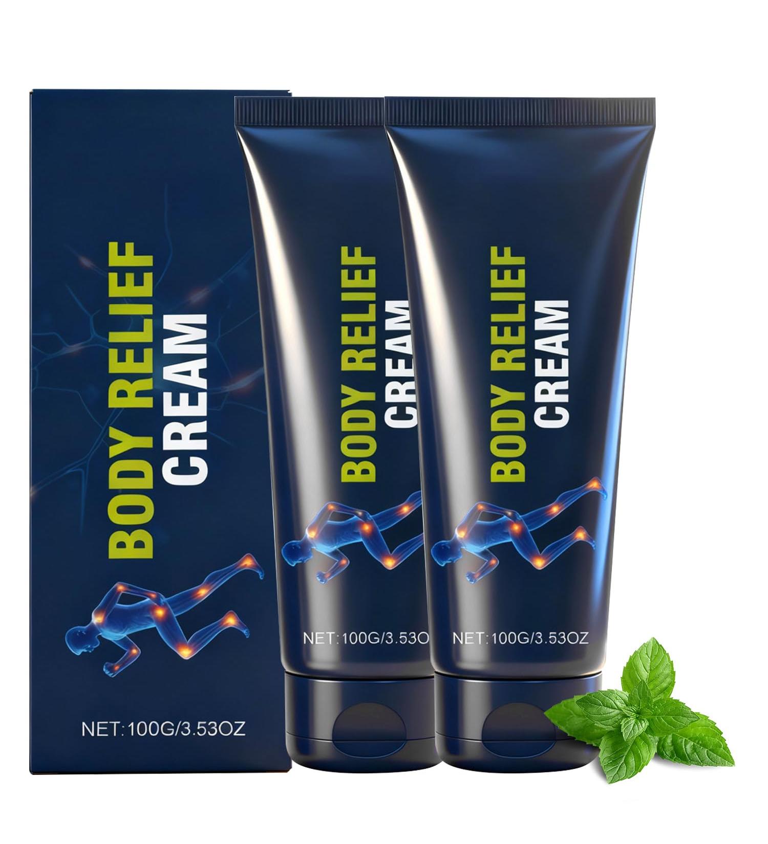 LustraBloom 2pcs Neuropathy Relief Cream Body Relief Cream Fast Absorption Mild & All Natural Suitable for Feet Hands Legs Muscles Joints and Waist - Buy Online on GoSupps.com