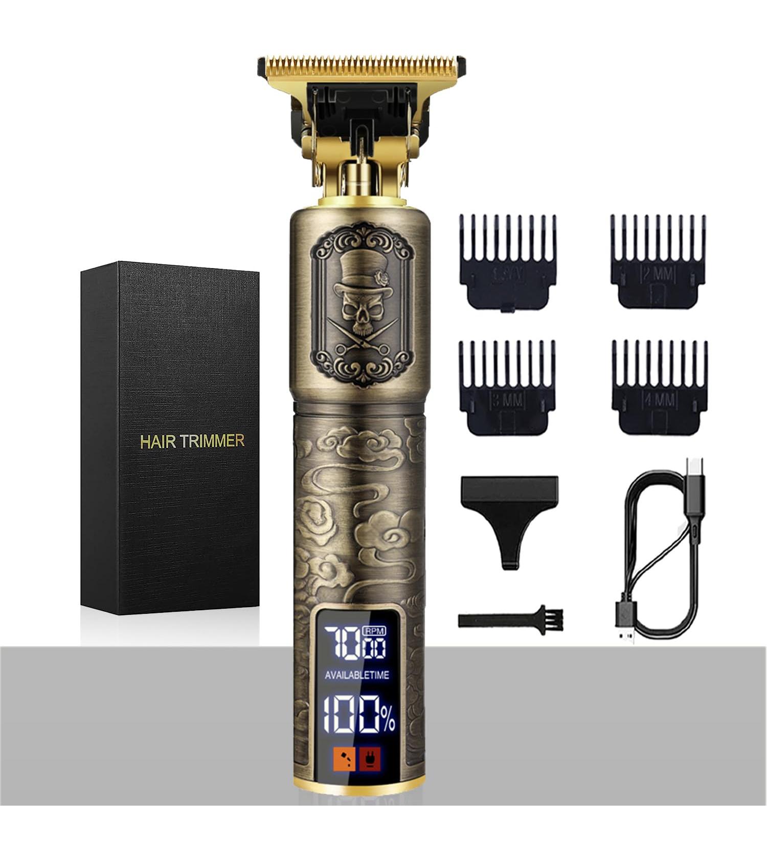 NEWLONIS Hair Clippers for Men | Professional Cordless Metal Trimmer & Beard Trimmer with LED Display - Ideal for Precision Cutting & Grooming - Buy Online on GoSupps.com