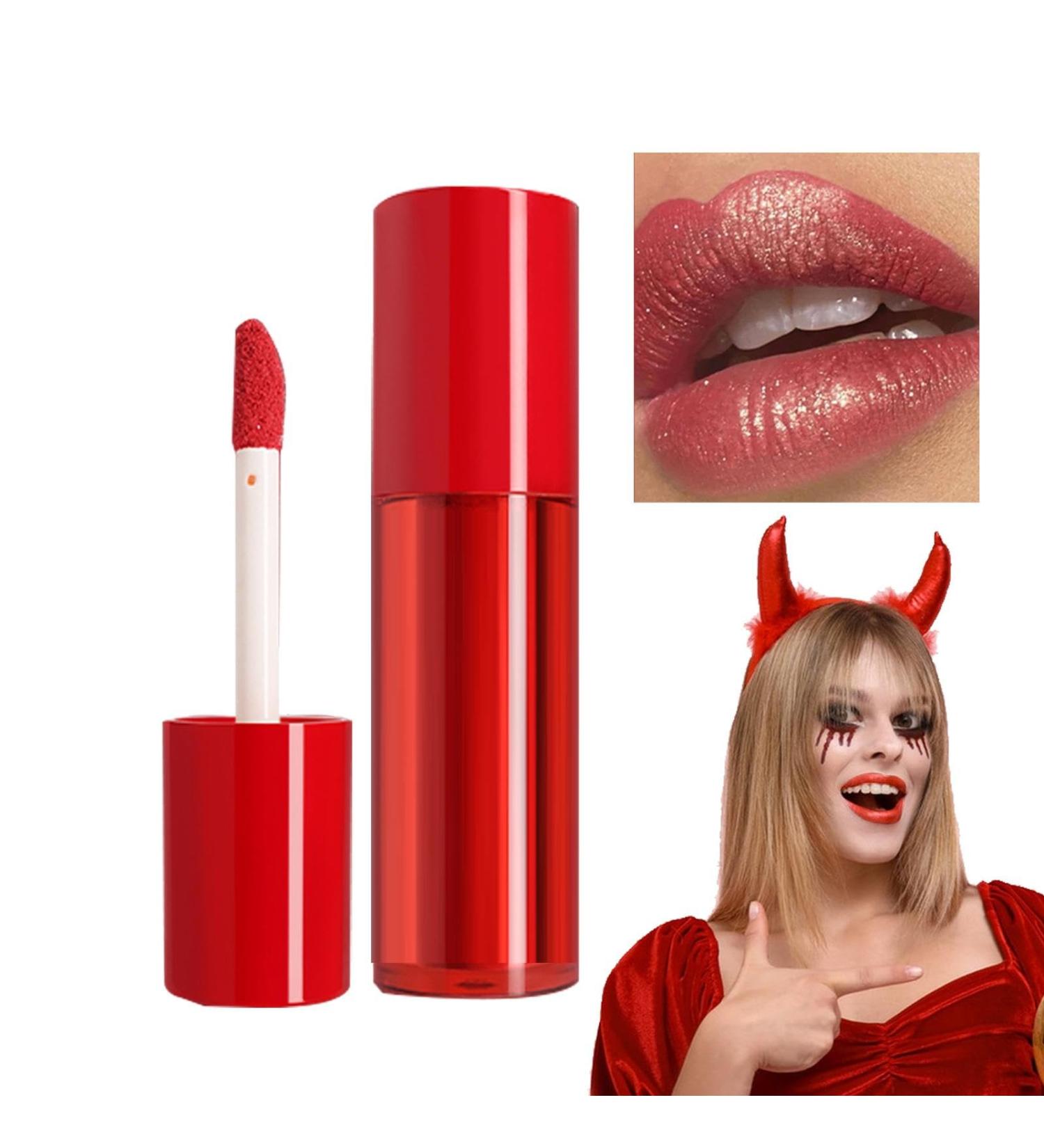 Powder Lipstick Powder Lipstick Makeup Lip Stain - Matte Lip Gloss for Outdoor Meetings Shopping Glossy Lip Makeup Long-Lasting Lipstick - Buy Online on GoSupps.com