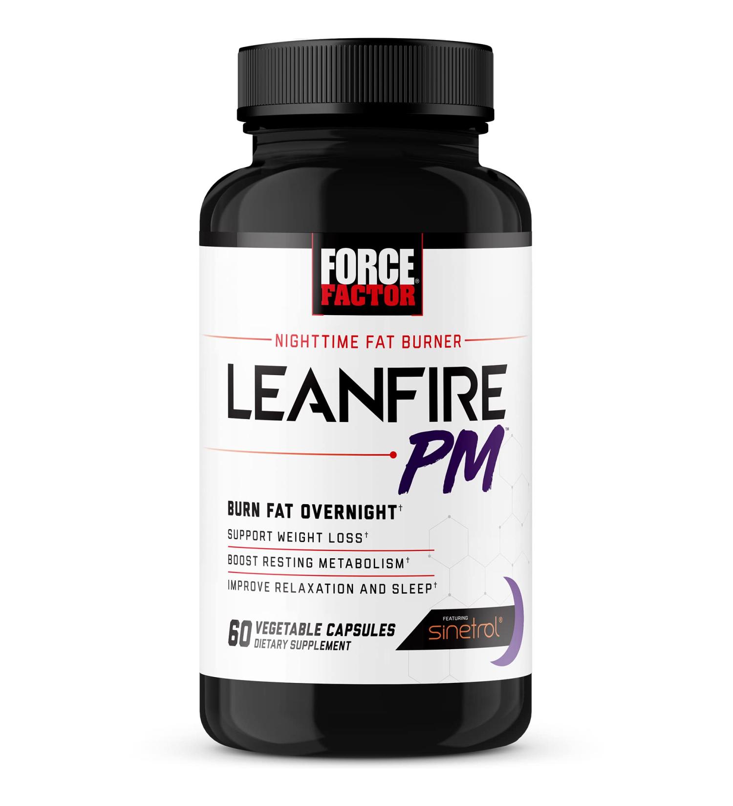LeanFire PM Weight Loss Pills for Women and Men - 60 Capsules - Fat Burner & Overnight Metabolism Booster for Incredible Results - Buy Online on GoSupps.com