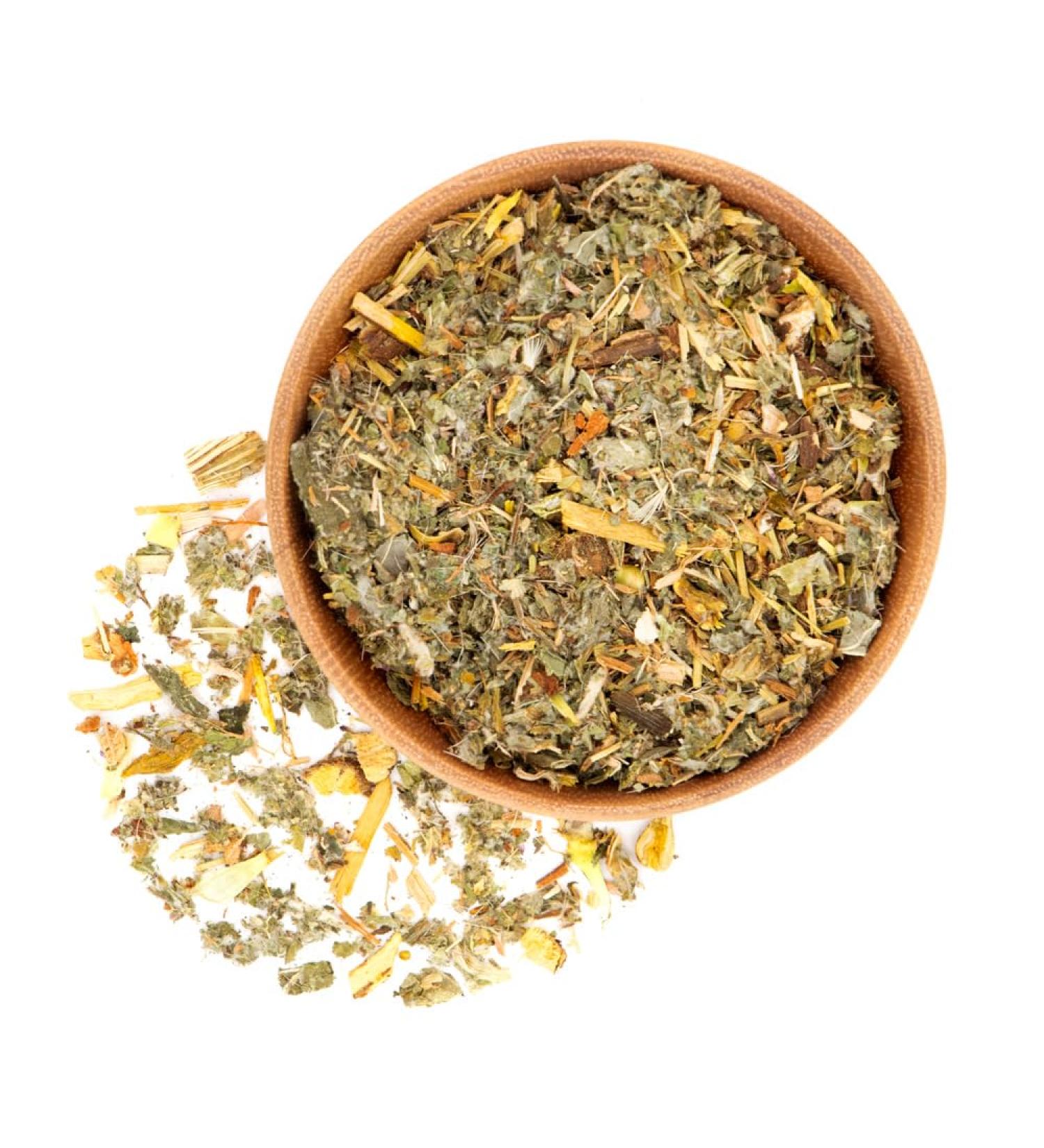  Herbis Natura Herbis Natura Liver Tea Blend loose leaf tea herbal blend with 88% organic herbs according to the original recipe 10-day tea supply 170g - Buy Online on GoSupps.com