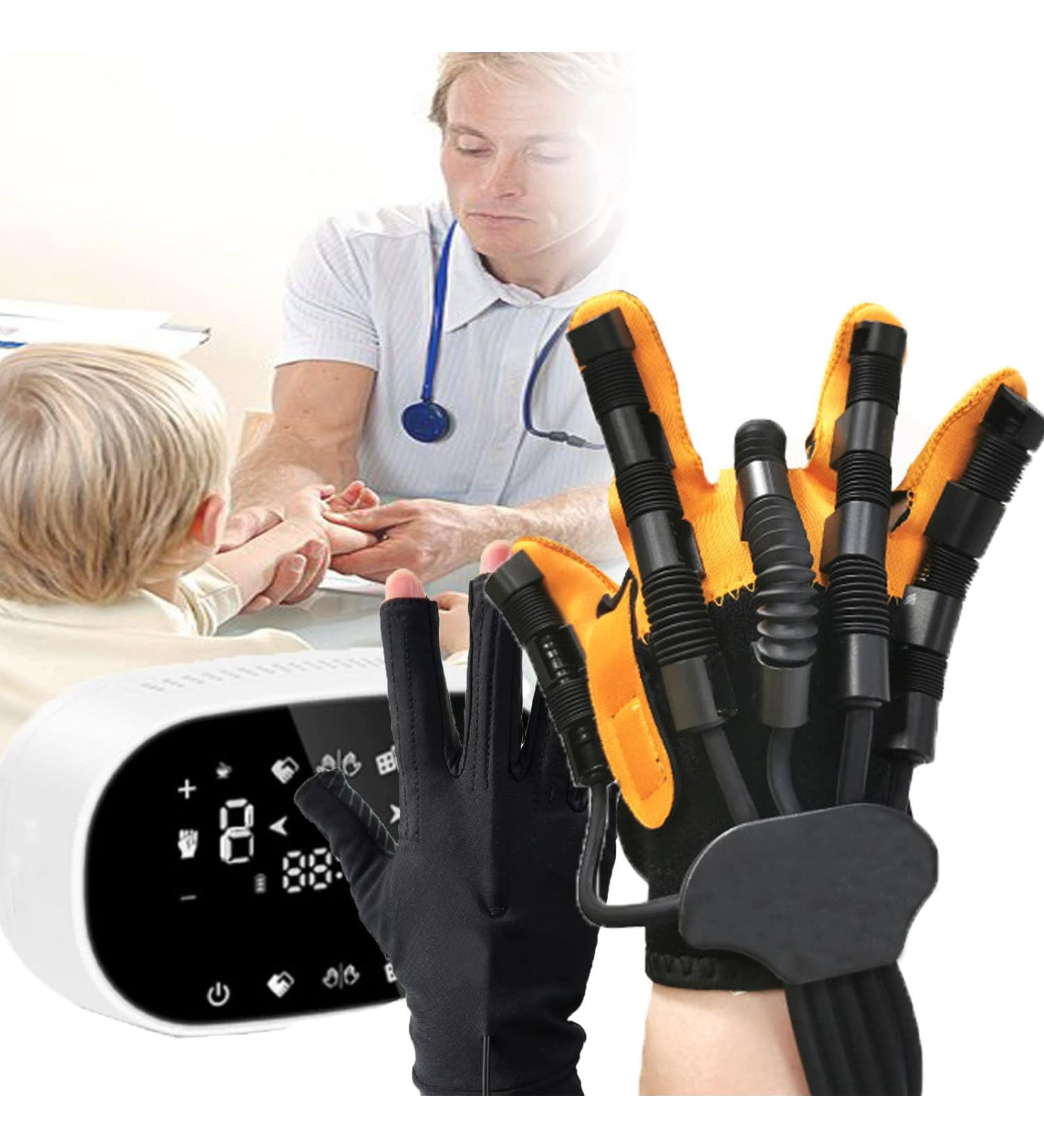 Kids Hand Rehabilitation Robot | Smart Air Pressure Training Glove for Stroke Recovery | Finger Straightening Brace & Protector - Buy Online on GoSupps.com