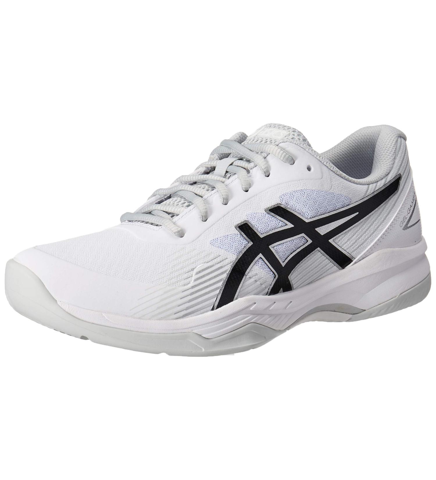 ASICS Men's Gel-Game 8 Tennis Shoes 10.5 - White/Black - Buy Online on GoSupps.com