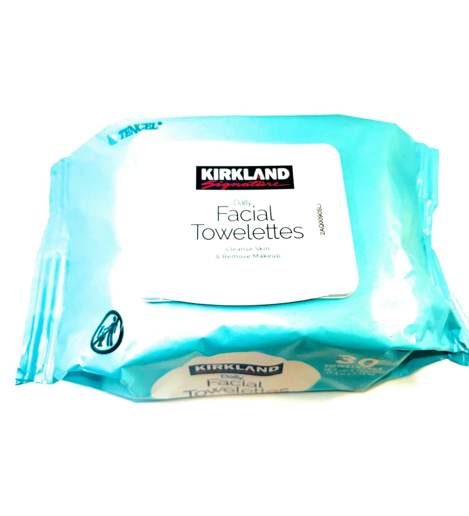 Kirkland Signature Daily Facial Towelettes - Pack of 2 | Hydrating Face Wipes - Buy Online on GoSupps.com