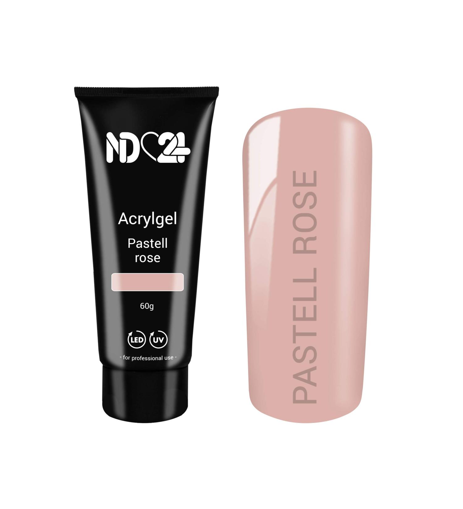 ND24 NailDesign Acrylic Gel Tube - Pastel Rose - 60g | Premium Nail Art Supplies for International Shipping - Buy Online on GoSupps.com