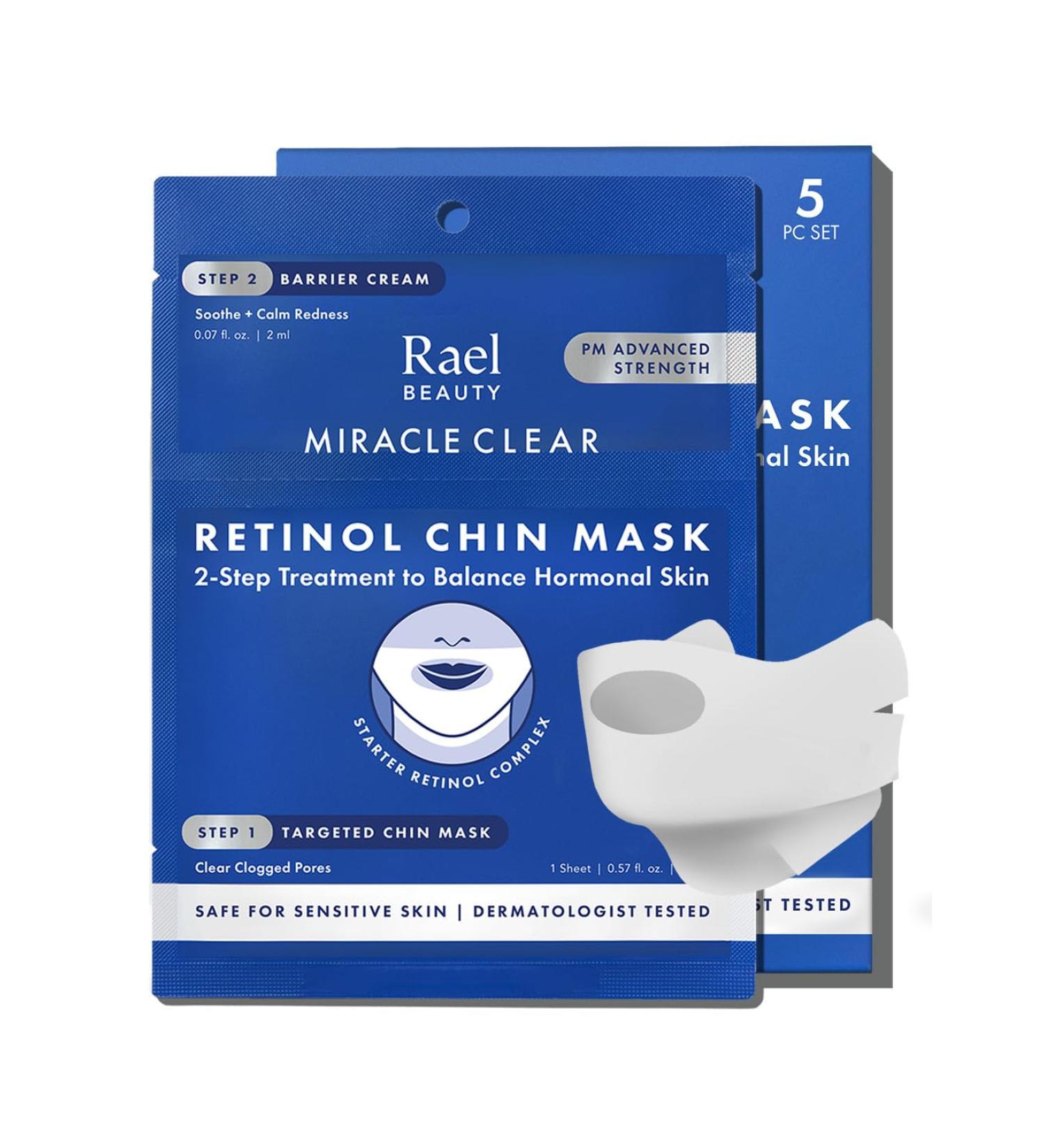 Buy Rael Skin Care: Retinol Chin Masks & Miracle Clear Barrier Cream - Vegan Korean Face Masks for All Skin Types | International Shipping Available - Buy Online on GoSupps.com