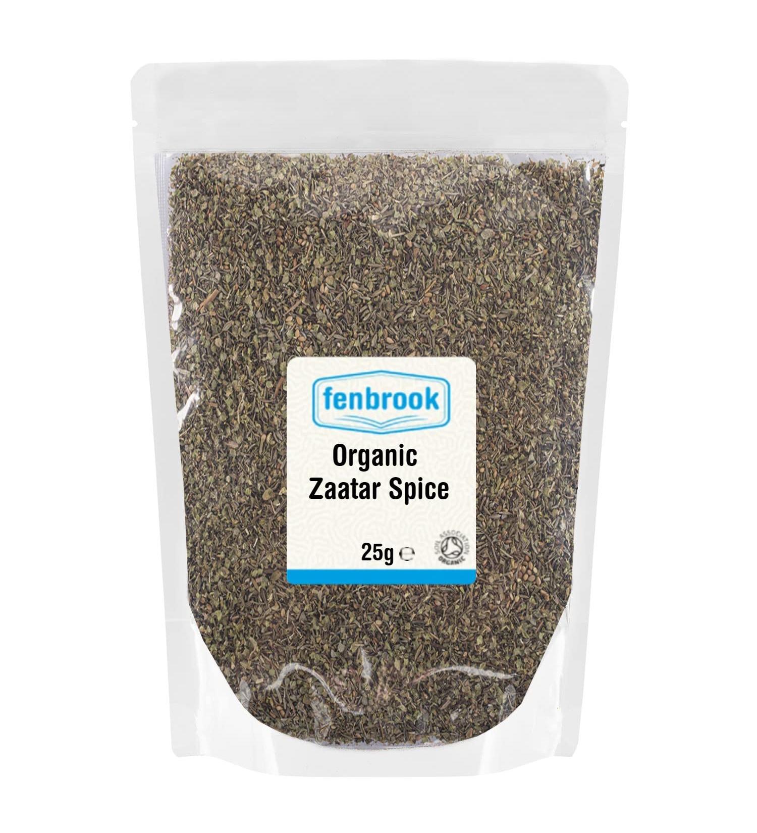 Certified Organic Za'atar Spice Blend 25g | Middle Eastern Blend by Fenbrook Organic - Buy Online on GoSupps.com