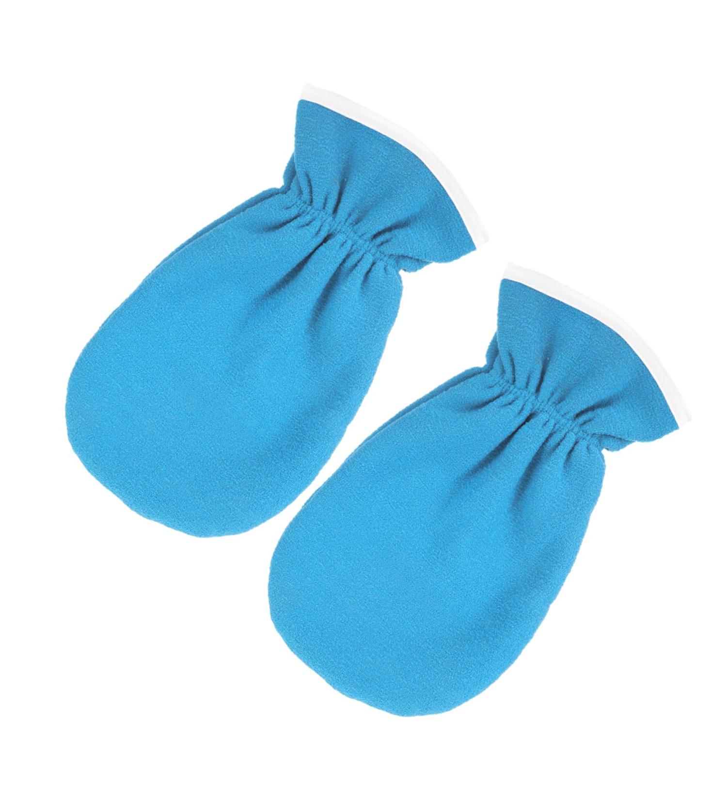 Ipetboom Pink Disposable Gloves 1 Pair Exfoliating Hand Mask Fingerless Spa Miss Flannel Moisturizing Gloves - Buy Online on GoSupps.com