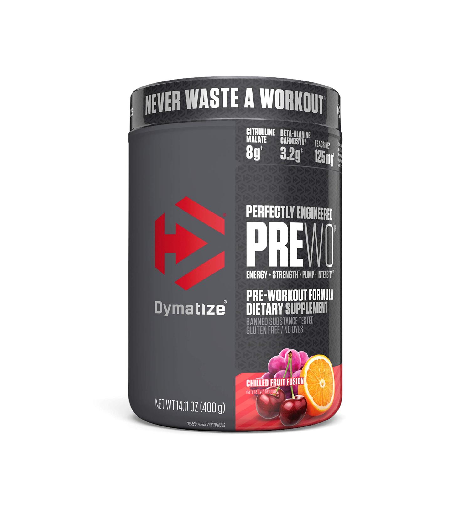 Dymatize PRE W.O. - Chilled Fruit Fusion - 20 Servings