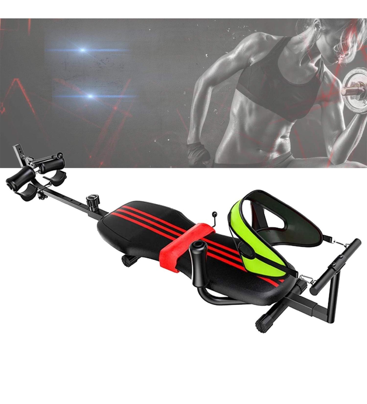 Back Stretch Bench with Cervical Traction Cervical Spine Lumbar Traction Bed Body Stretching Device for Lumbar Spine Cervical Discomfort - Buy Online on GoSupps.com