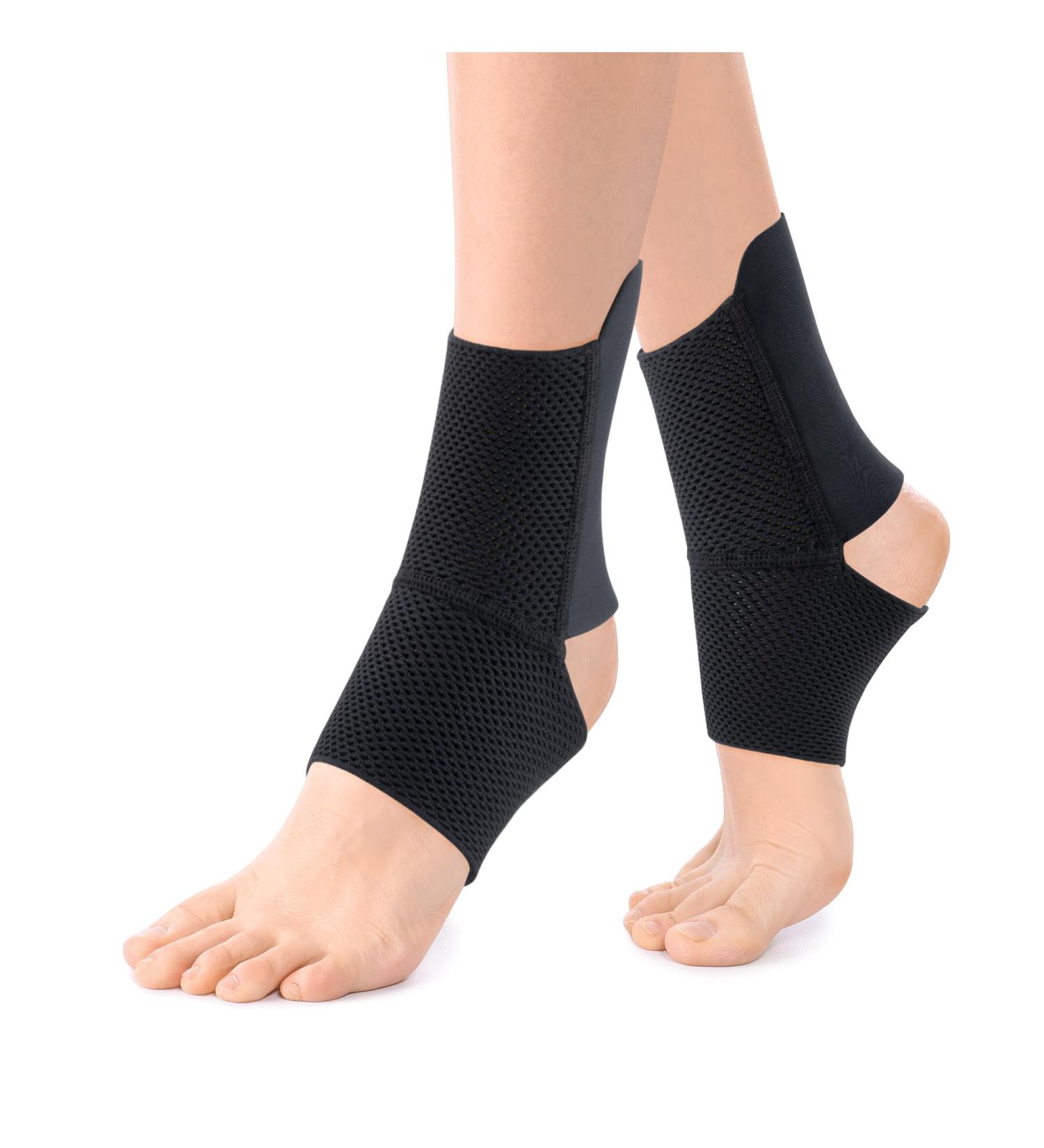 THX4Copper Ankle Bandage & Compression Socks for Plantar Fasciitis - Lightweight Breathable Support (Black 1 Pair) - Buy Online on GoSupps.com