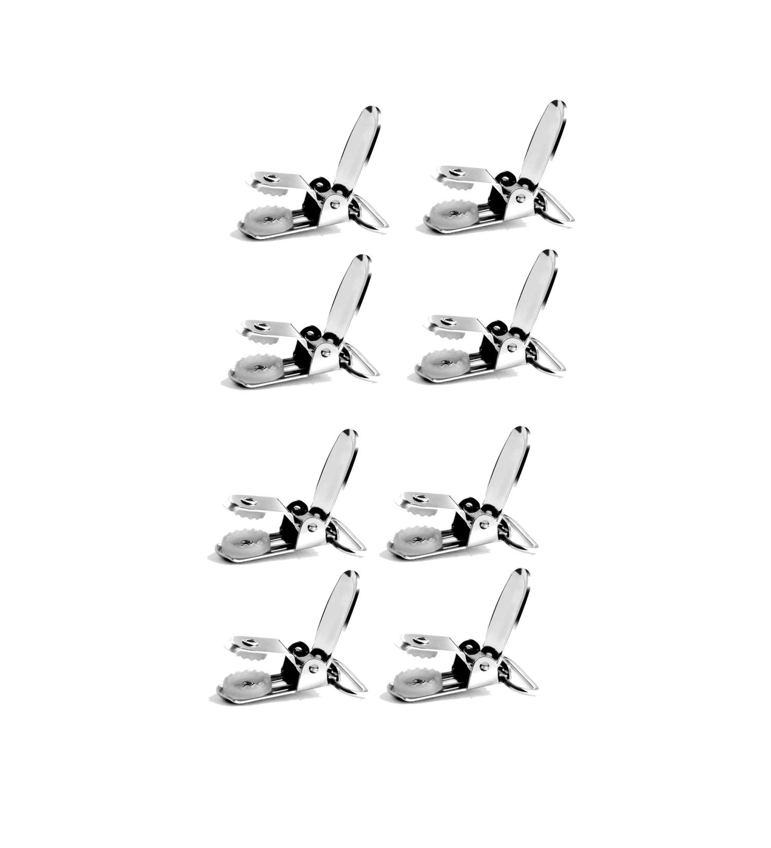 Buyless Fashion 2.5 cm Strong Metal Clips for Braces Pack of 8 | Durable & Stylish International Shipping Available - Buy Online on GoSupps.com