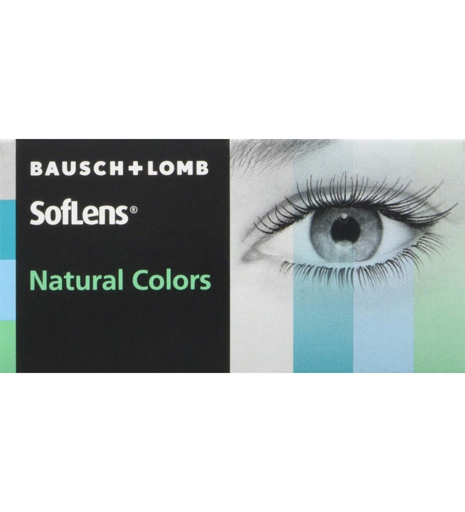 Bausch + Lomb Soflens Natural Colors - Monthly Spherical Contact Lenses Soft -2.00 to -6.00 Diopters 2 Pieces BC 8.7 mm Dia 14 | Shop Internationally - Buy Online on GoSupps.com
