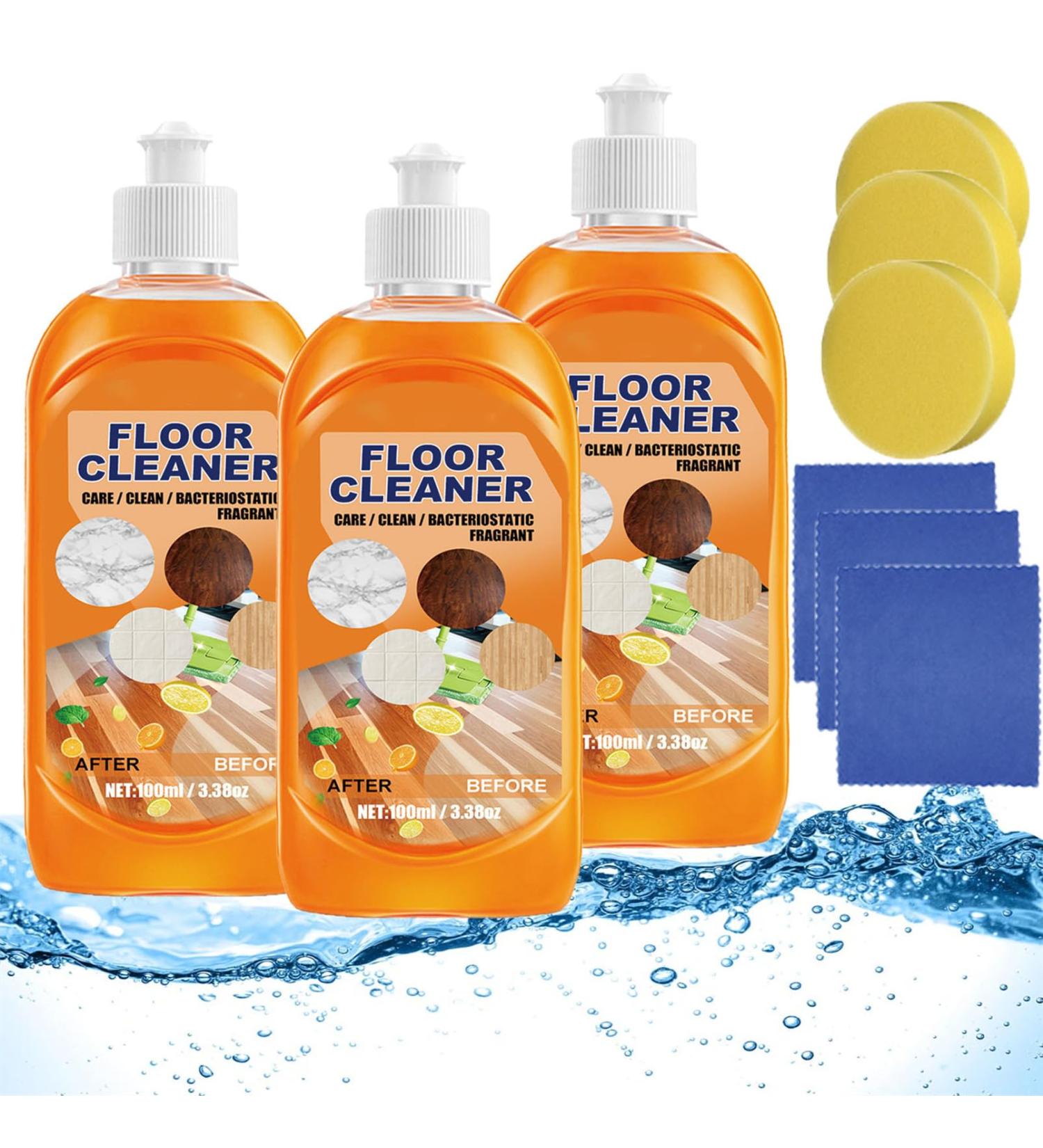 Lqlq Floor Cleaner - Consequentln Powerful Decontamination Floor Cleaner 100ml Orange Floor Cleaner Multi-Purpose Cleaning Concentrate for Wood Tile Floors (3) - Buy Online on GoSupps.com