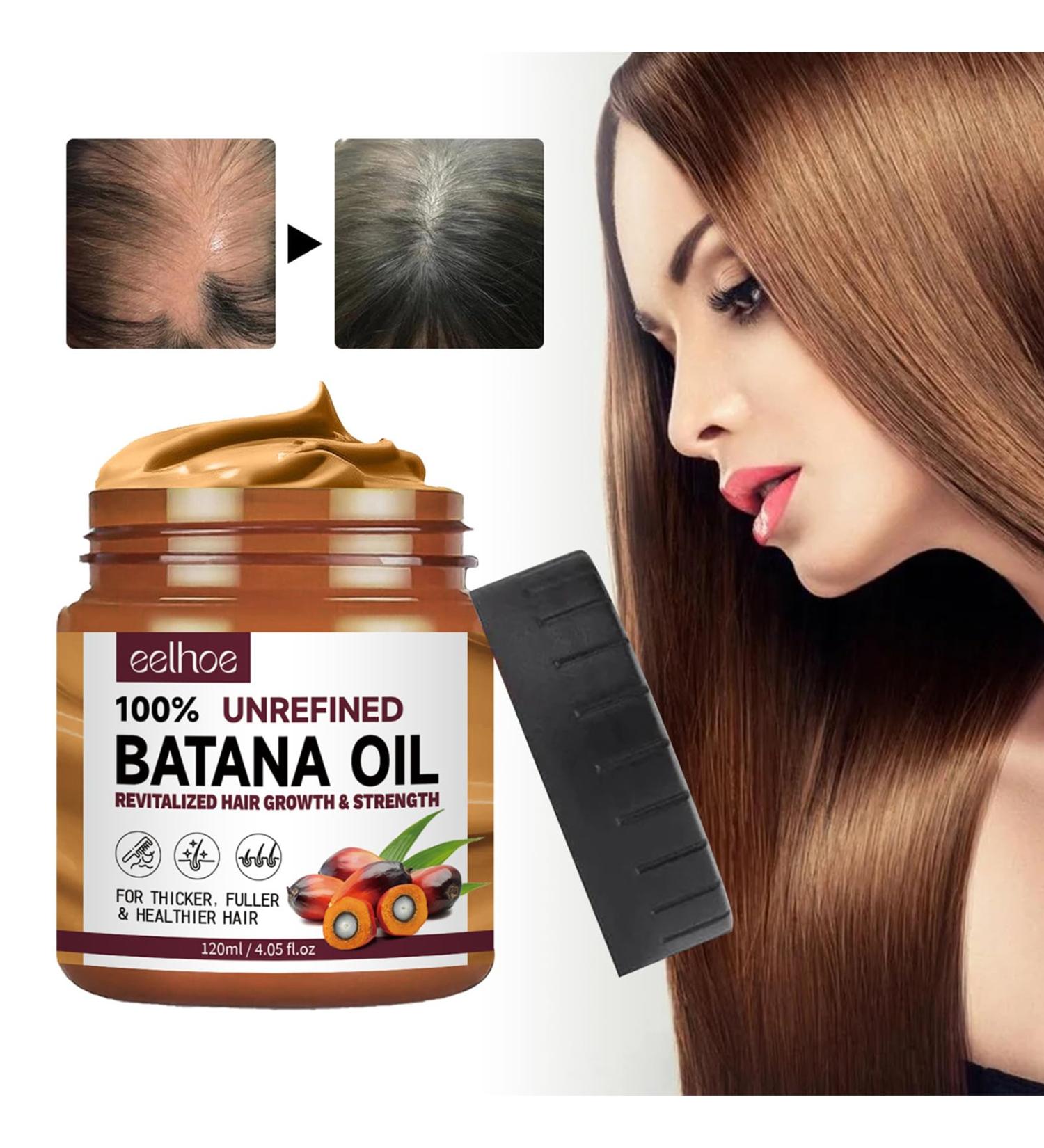 Batana Oil Hair Conditioner Batana Oil for Hair Growth Natural Organic Batana Oil Hair Growth Conditioner Hair Smoothing Conditioner for Damage Reduces Hair Loss - Buy Online on GoSupps.com