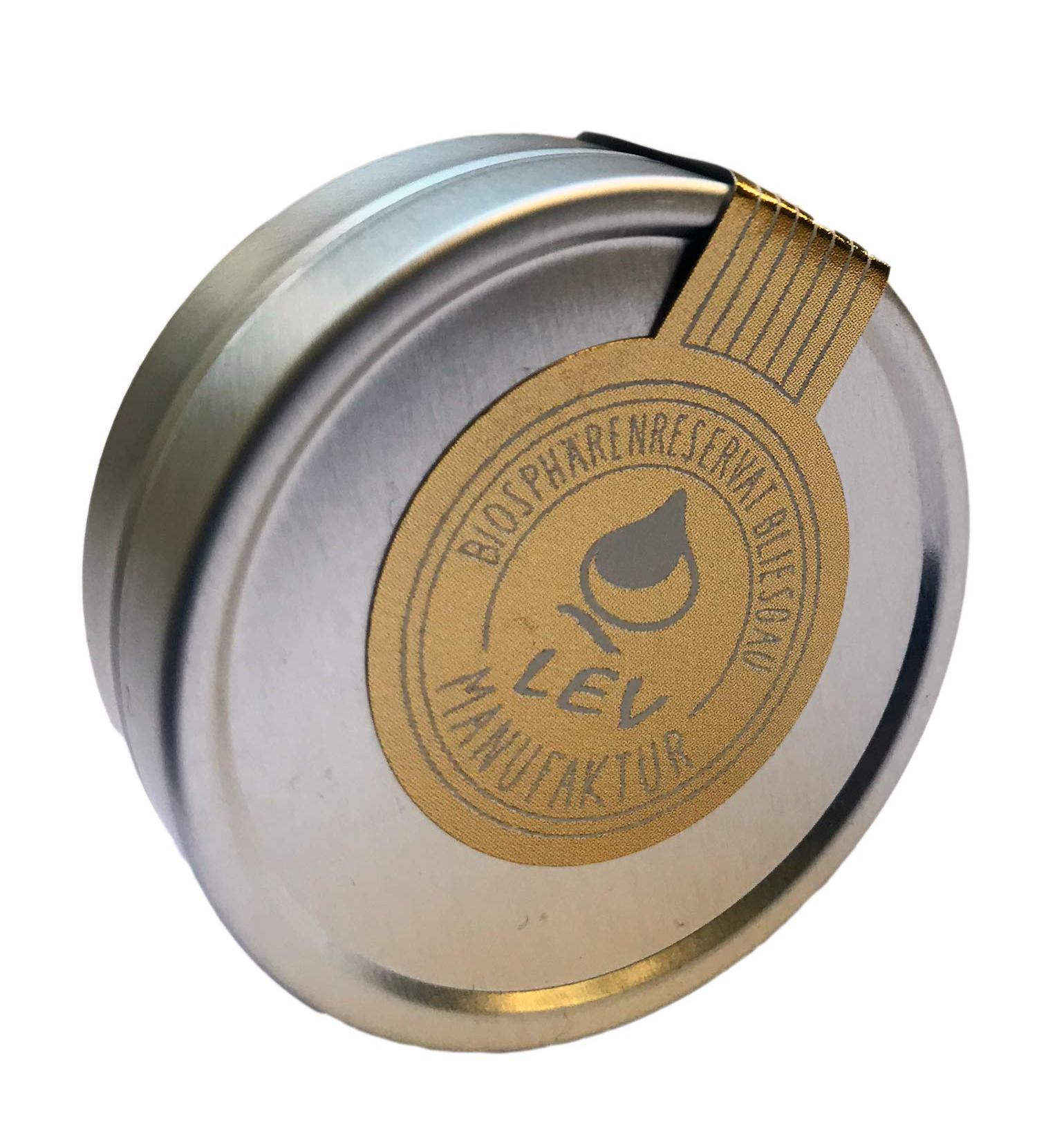 Lip balm without fragrance natural lip care made of organic certified raw materials directly from the manufactory (also as nail care cornea care) New packaging screw can 10ml