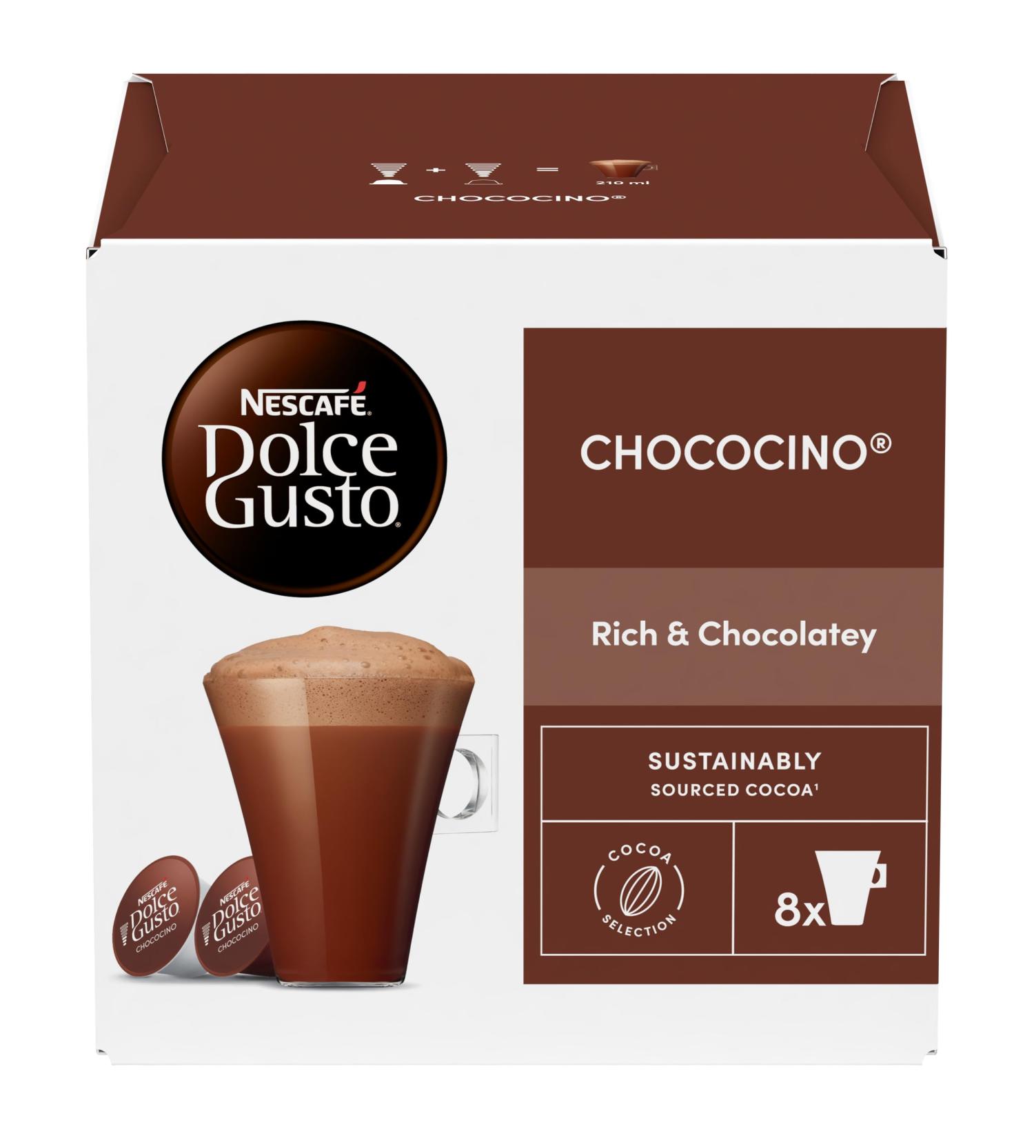  NESCAFE DOLCE GUSTO NESCAFE Dolce Gusto Chococino 16 Capsules - Buy Online on GoSupps.com