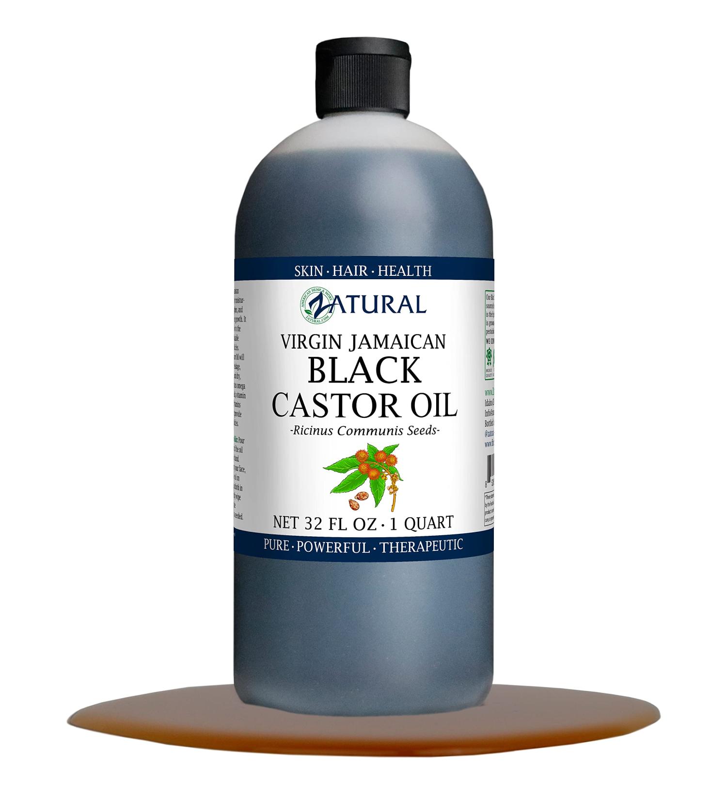 Zatural 100% Pure Jamaican Black Castor Oil - 32oz Bottle - Buy Online on GoSupps.com