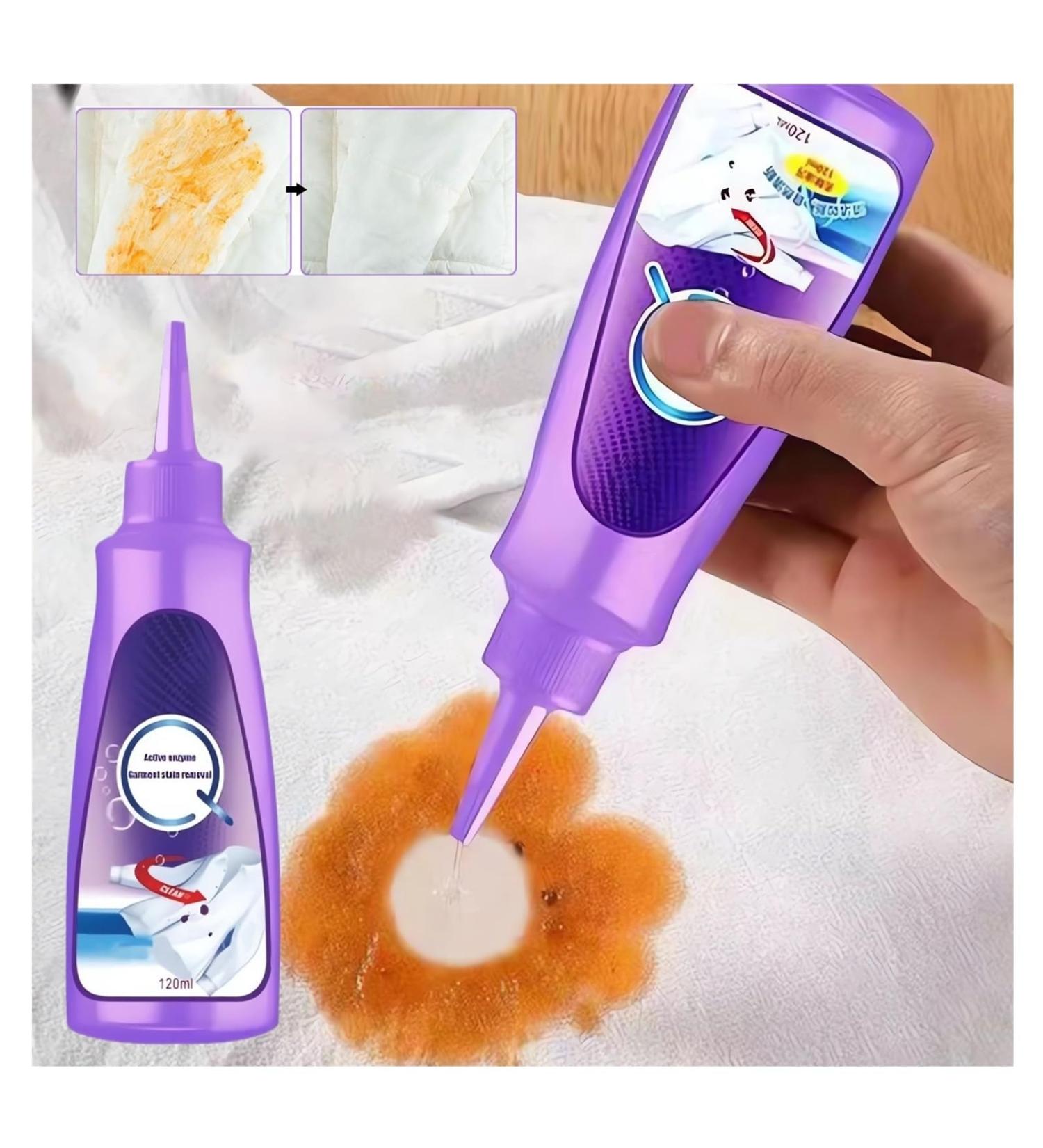 Active Enzyme Laundry Stain Remover - Natural & Non-Toxic Clothes & Carpet Cleaner for Tough Stains | 2023 Edition - Buy Online on GoSupps.com