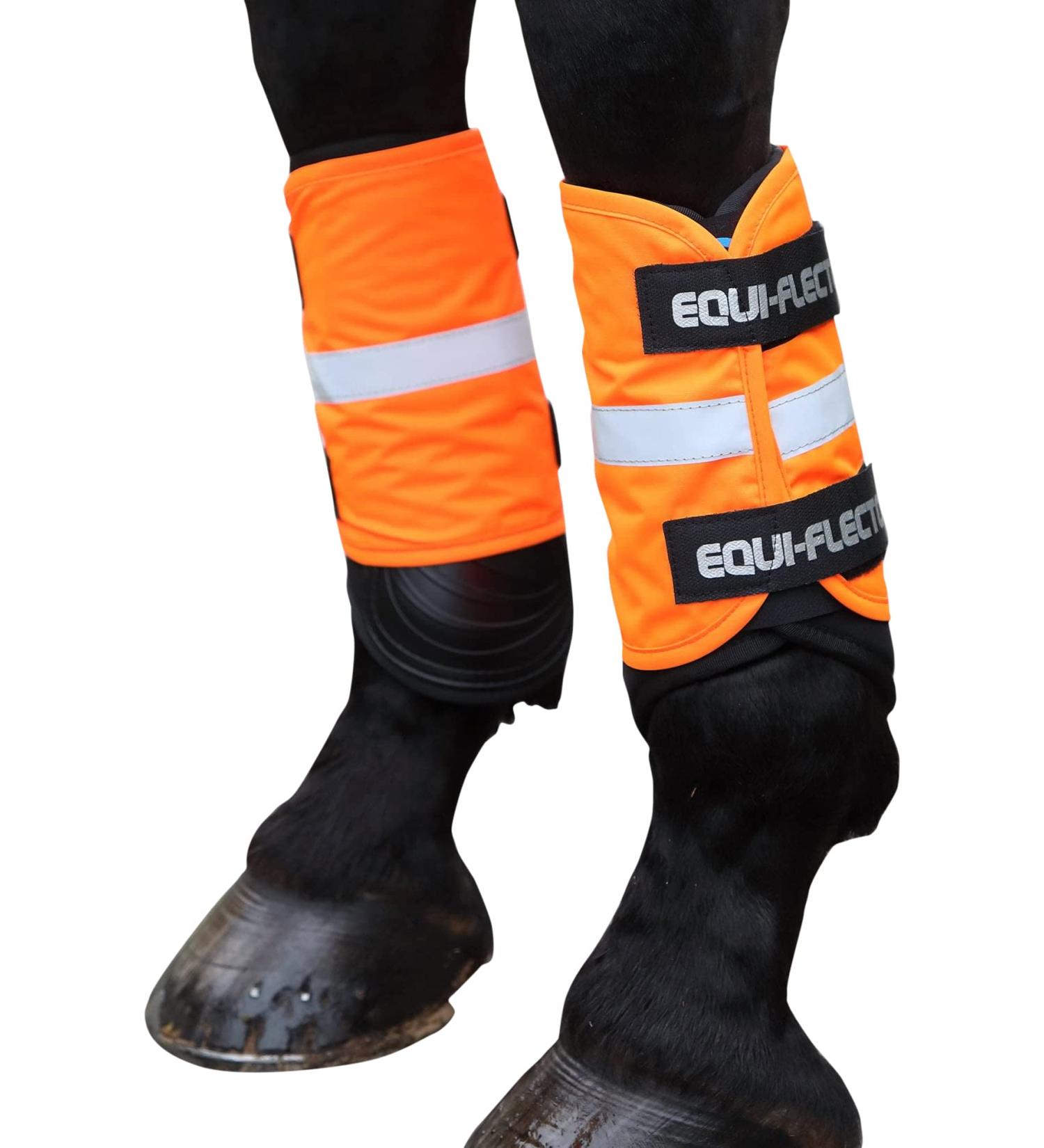 Shires Equi-Flector Wraps - Orange