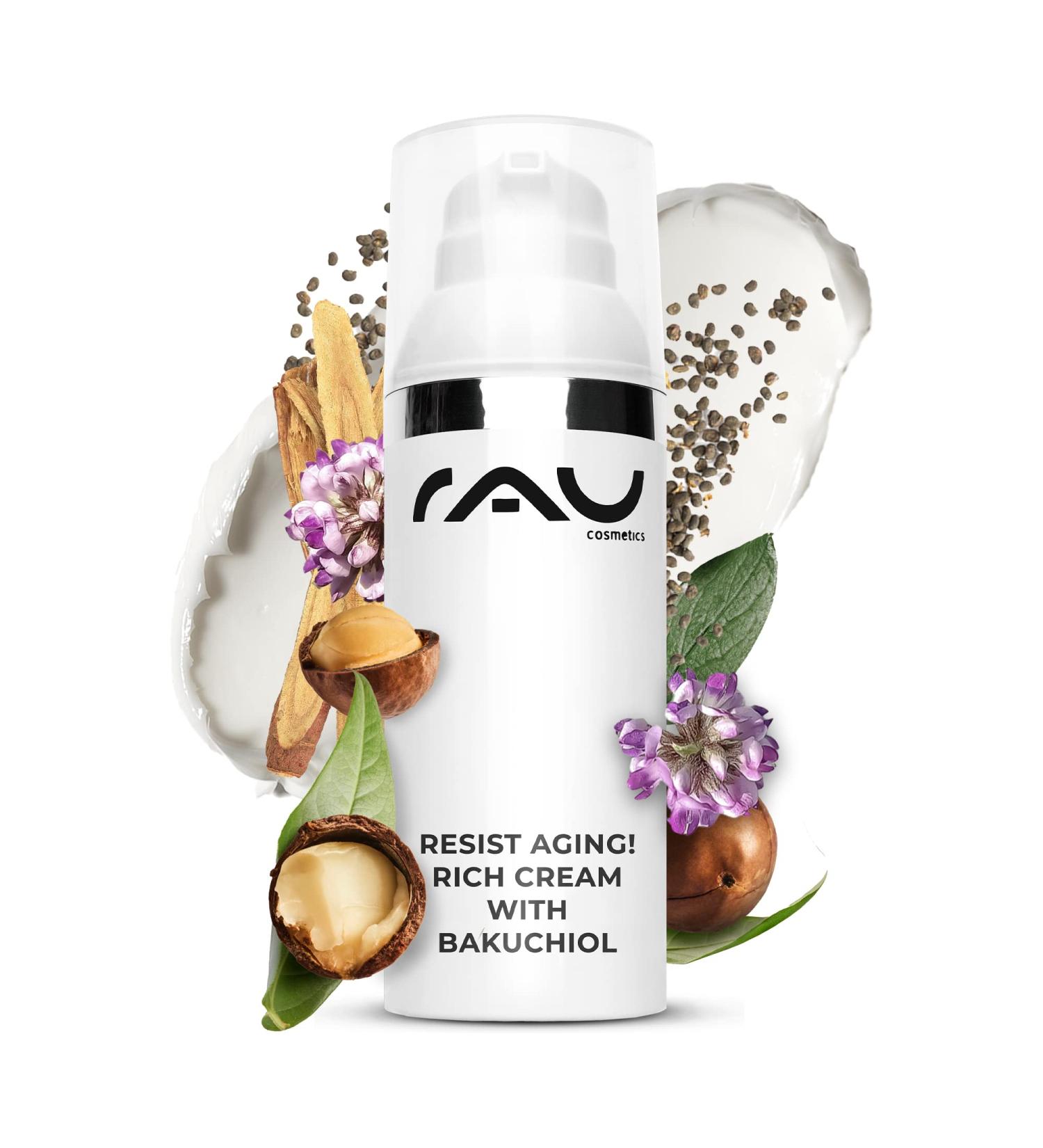  RAU Cosmetics RAU Cosmetics Bakuchiol Anti-Ageing Day Cream with Bakuchiol 50 ml - Buy Online on GoSupps.com