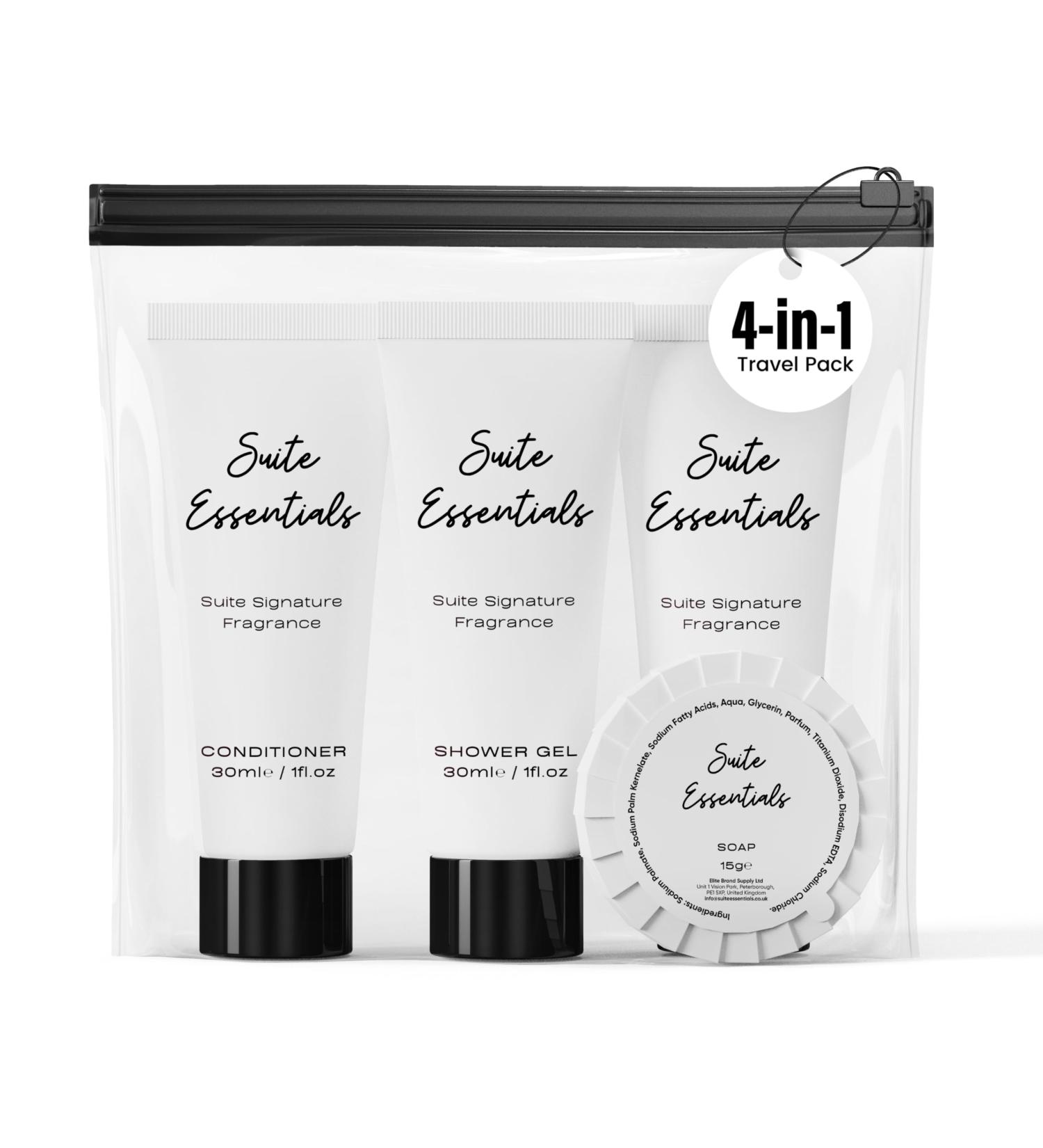 Lot de 10 mini produits de toilette de voyage 4 en 1 Savon gel douche shampooing apr s-shampoing Id al pour h tels chambres d'amis Airbnb et h tellerie lot de 10 mini Ensemble 4 en 1
