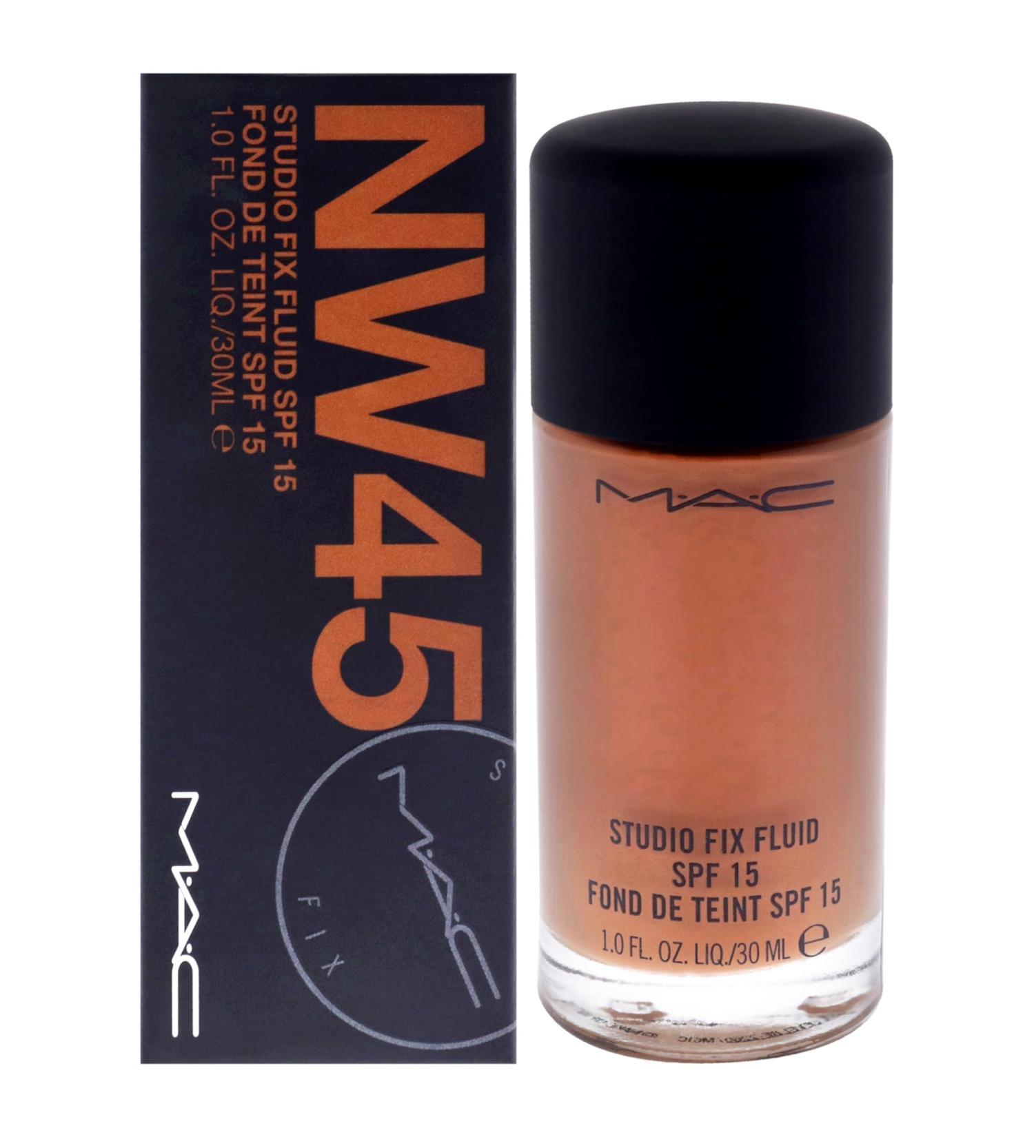 MAC Studio Fix Fluid Foundation SPF15 NW45 30 ml - Pack of 1 - Buy Online on GoSupps.com