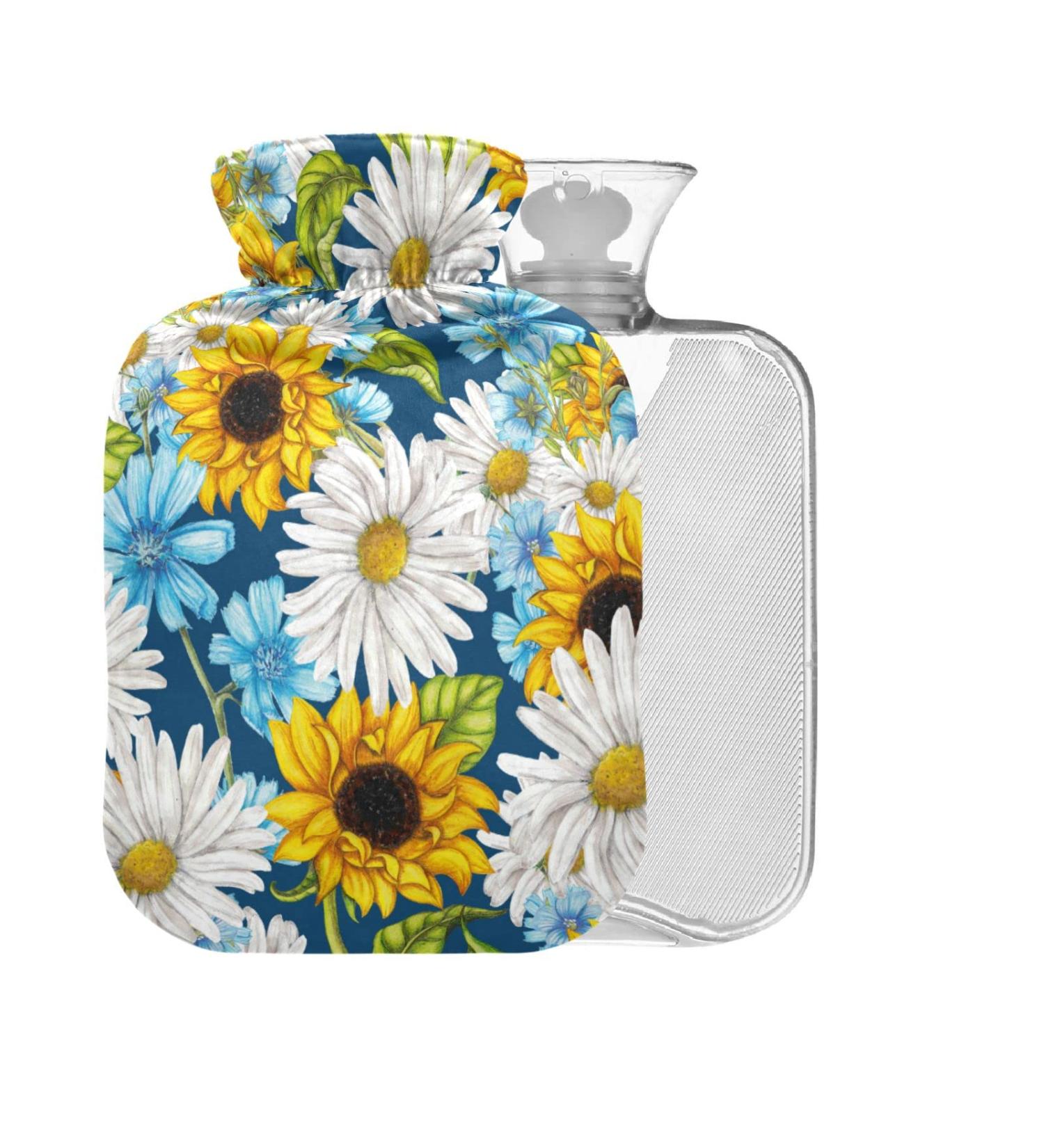 Hot Water Bottle with Lid - 1L Small for Pain Relief & Cramps - BAP-Free - Buy Online on GoSupps.com