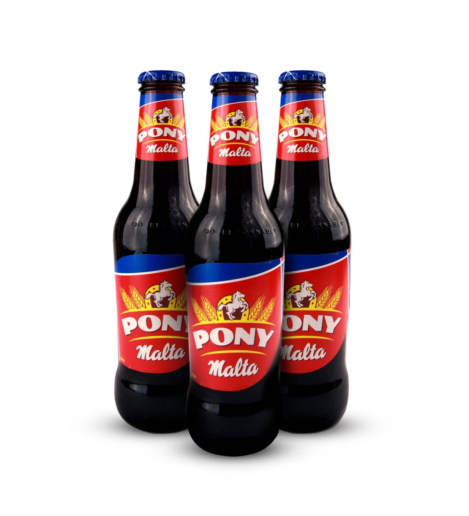  Pony Malta Pony Malta - Malt extract drink. 330ml bottle x 24 units - Buy Online on GoSupps.com