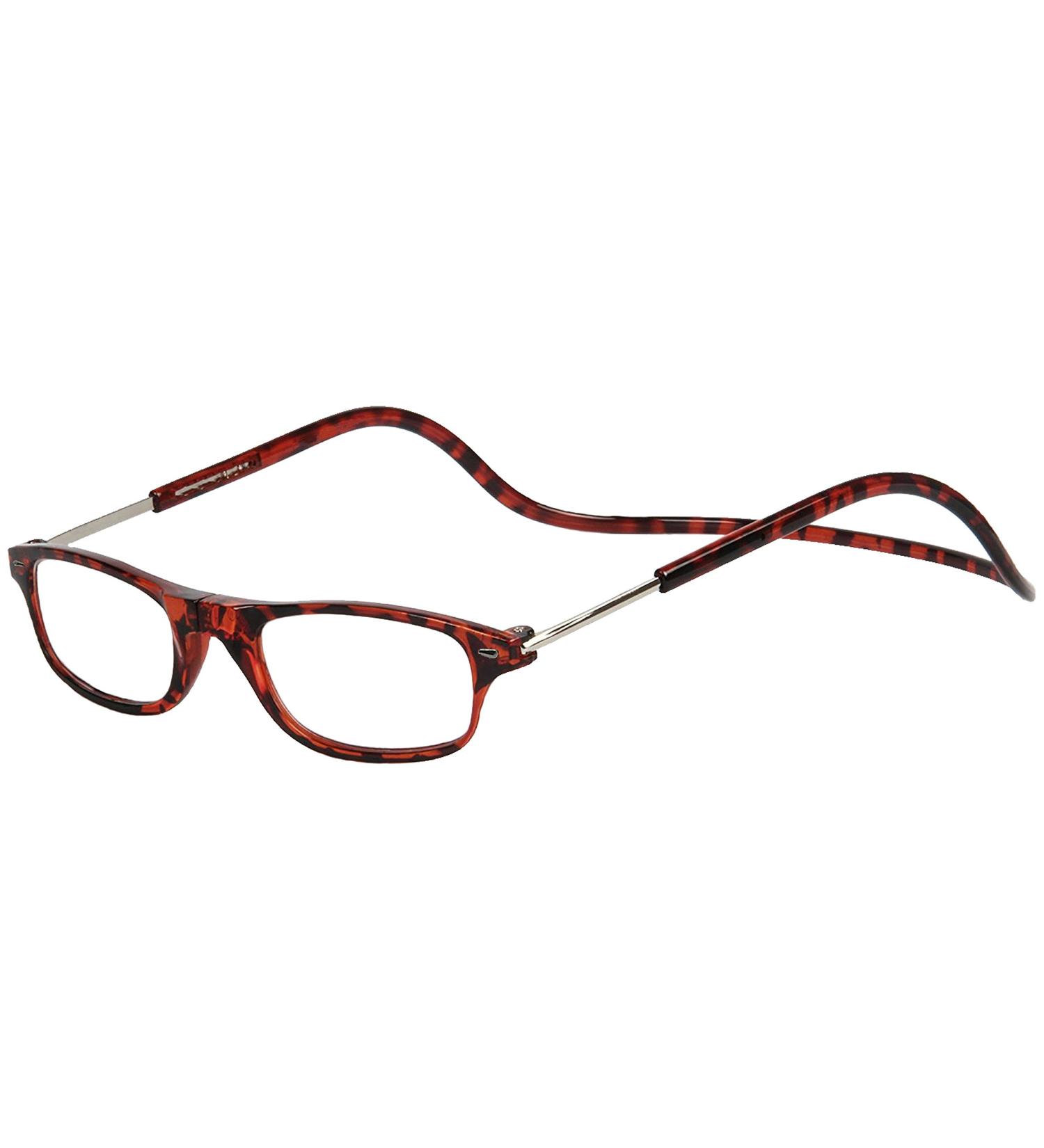 TBOC Reading Glasses | +3.00 Diopter Brown Tortoise Frame | Foldable & Adjustable | Magnetic Closure | Ideal for Men & Women | STRACTIONS Senior Presbyopia Aid (1 Pack) - Buy Online on GoSupps.com