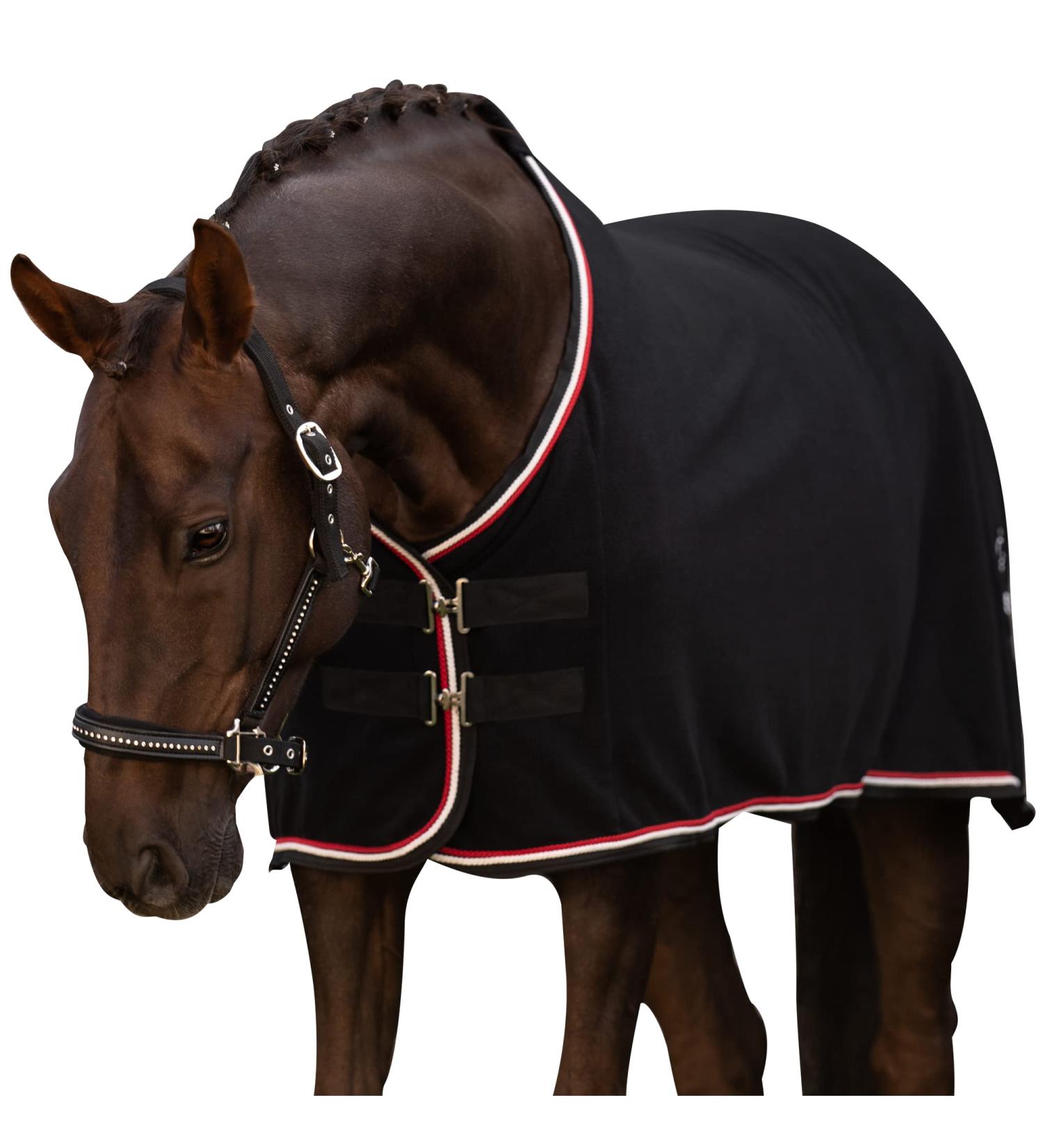 Buy Equilyx Sweat Ceiling Horse Blanket - Perfect Fit Fleece-Lined Moisture Absorbing & Breathable (Black 135) for Ultimate Comfort and Warmth - Buy Online on GoSupps.com