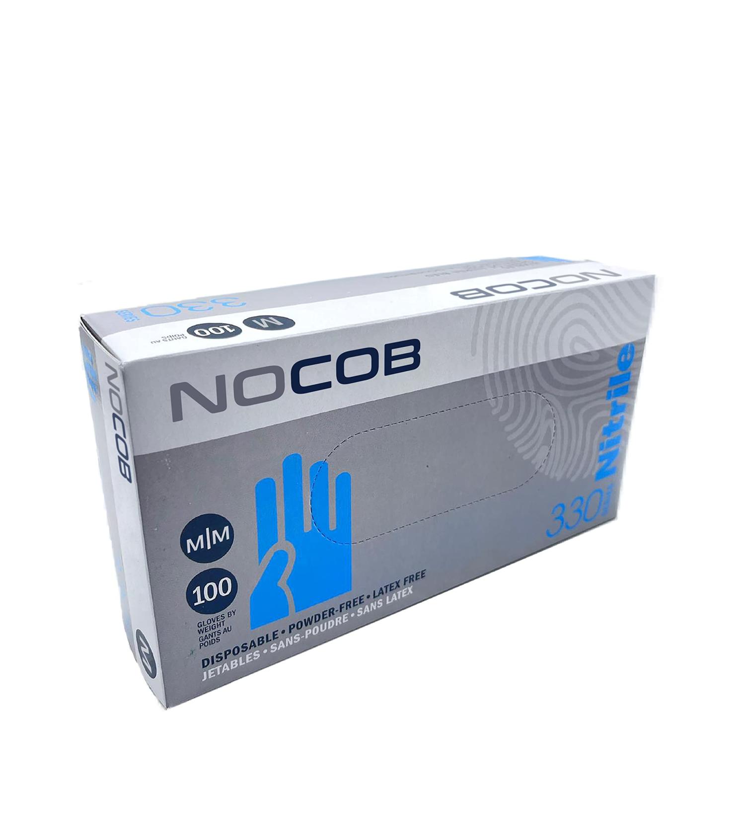 NOCOB Multi-Purpose Nitrile Disposable Gloves Powder & Latex-Free 100 Pc Pack 3 Mill Blue | S M L XL | Ships from Canada Large - Buy Online on GoSupps.com