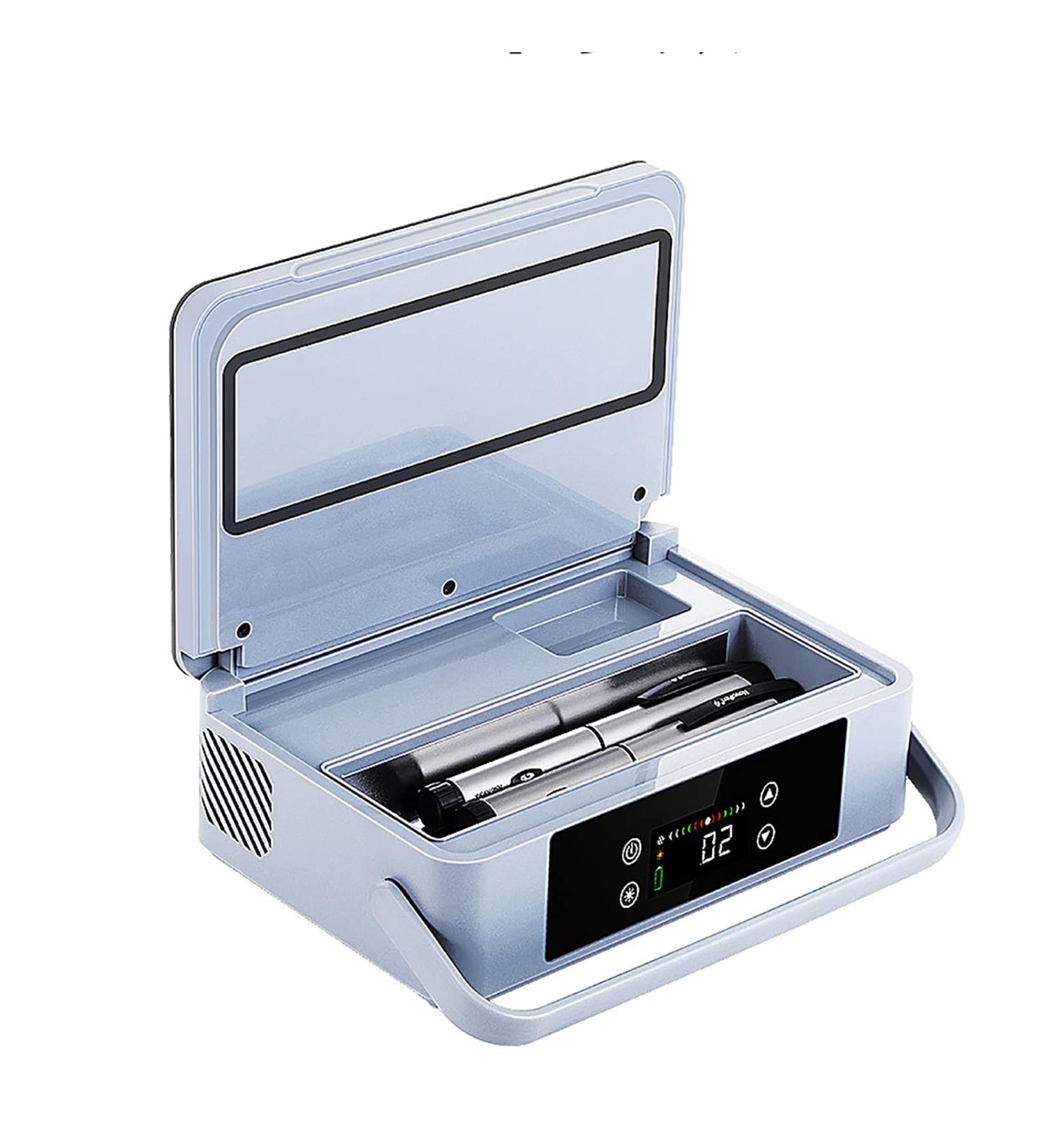 ZZBB Portable Refrigeration Case Portable Insulin Cooler Refrigerated Box Medicine Refrigerator and Insulin Cooler for Travel Drug Reefer Car Small Refrigerator - Buy Online on GoSupps.com
