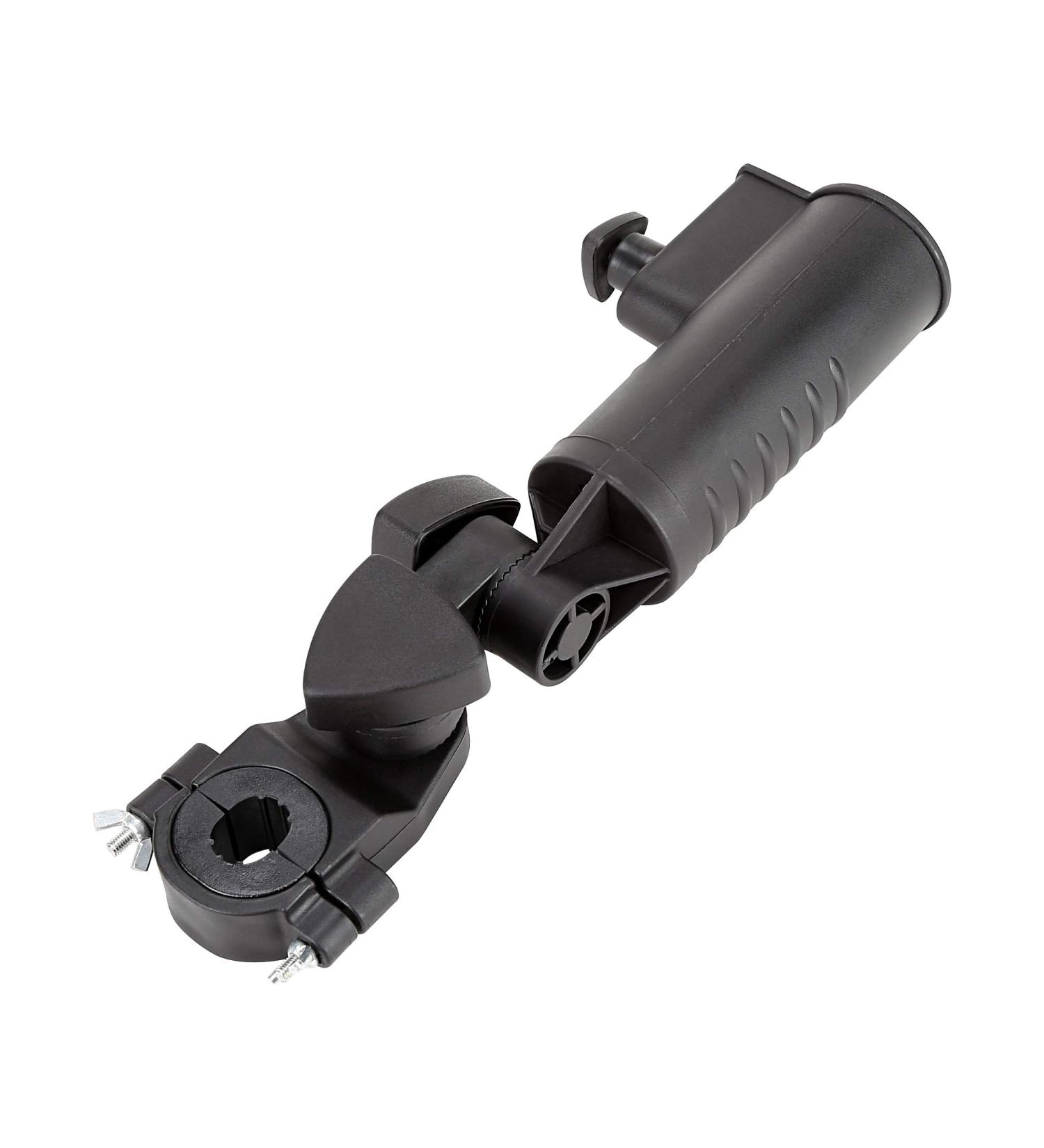 Universal 3 Wheel Golf Push Cart Umbrella Holder - Adjustable Angle Mounting Attachment for Stroller & Wheelchair - Buy Online on GoSupps.com