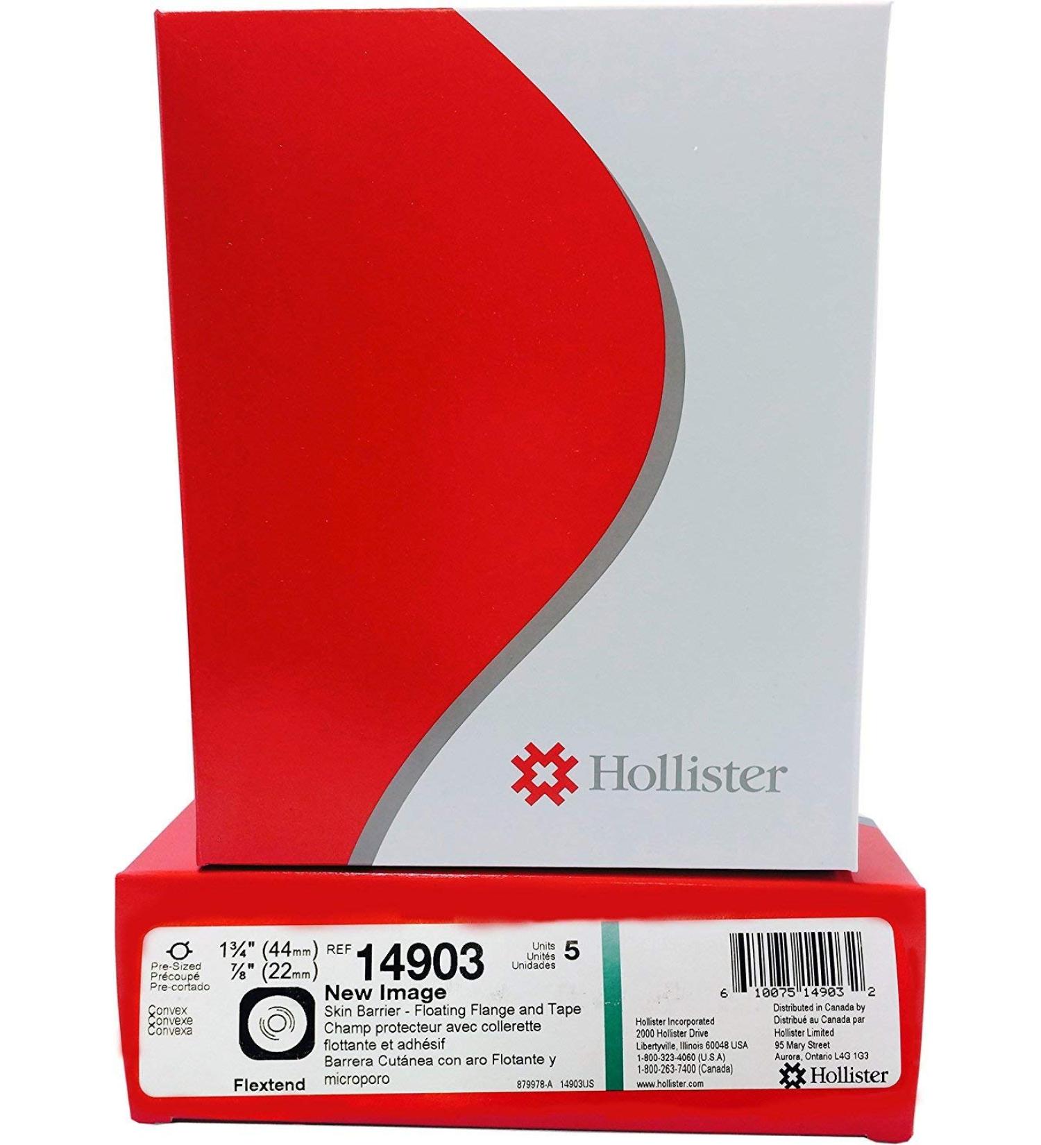 Hollister HOL-14903 New Image Convex Skin Barrier 7/8'' 1-3/4'' 5/Box - Buy Online on GoSupps.com