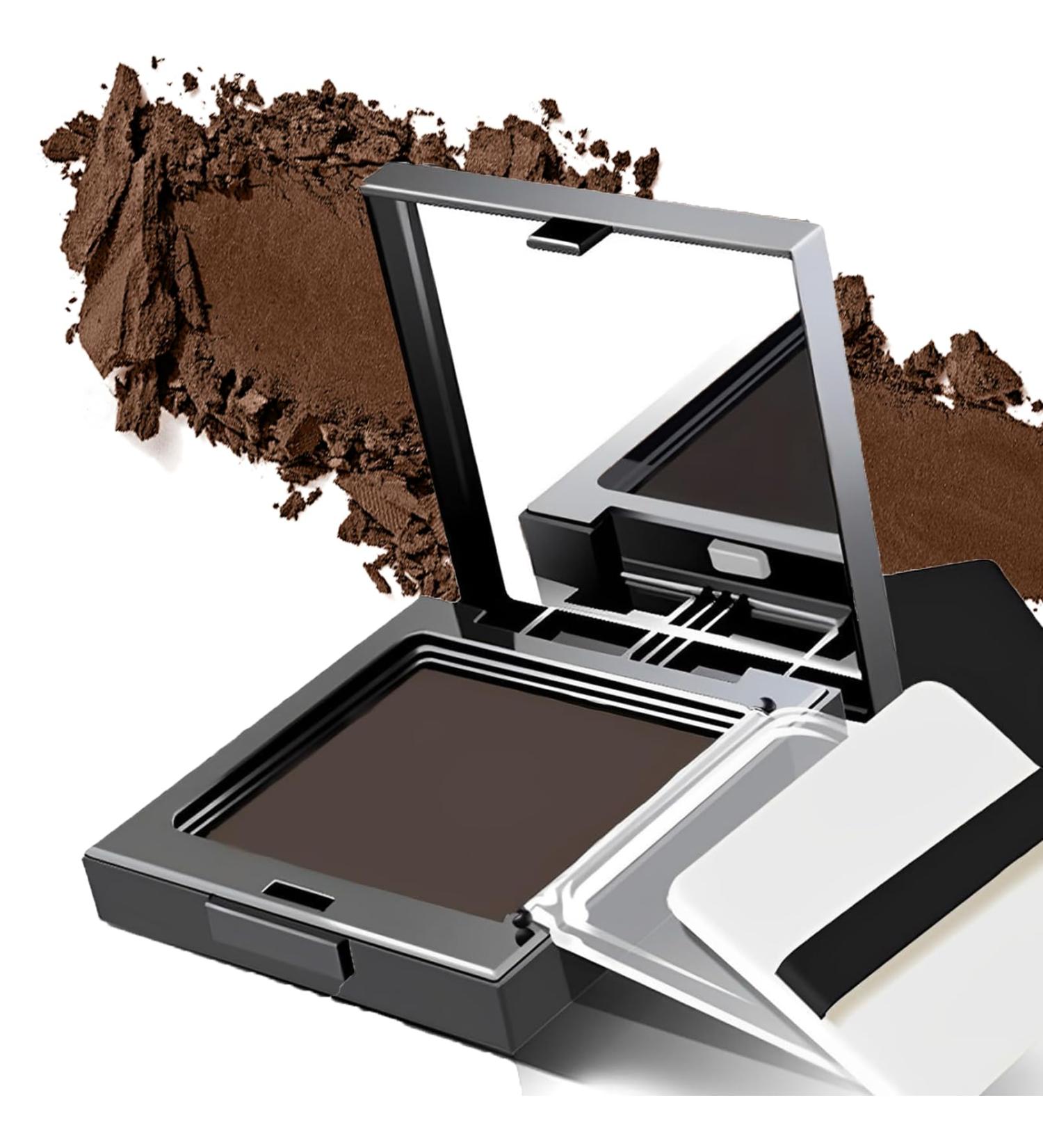 Root Touch Up Powder Hairline Powder Dark Brown Hair Root Colour Touch Up Quick Cover Grey Hair in Hair Regrowth Treatments for Root Concealer-(Dark Brown) - Buy Online on GoSupps.com