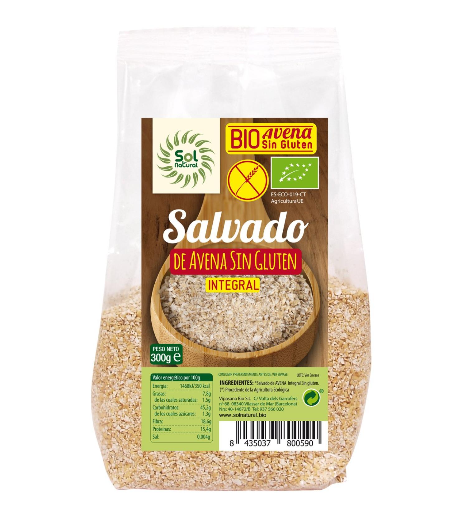 SOLNATURAL SALVADO DE AVENA 300gr BIO is a multifunctional solution with a wide range of applications It can be used regularly tailored to personal preference The weight is 300 g The sa