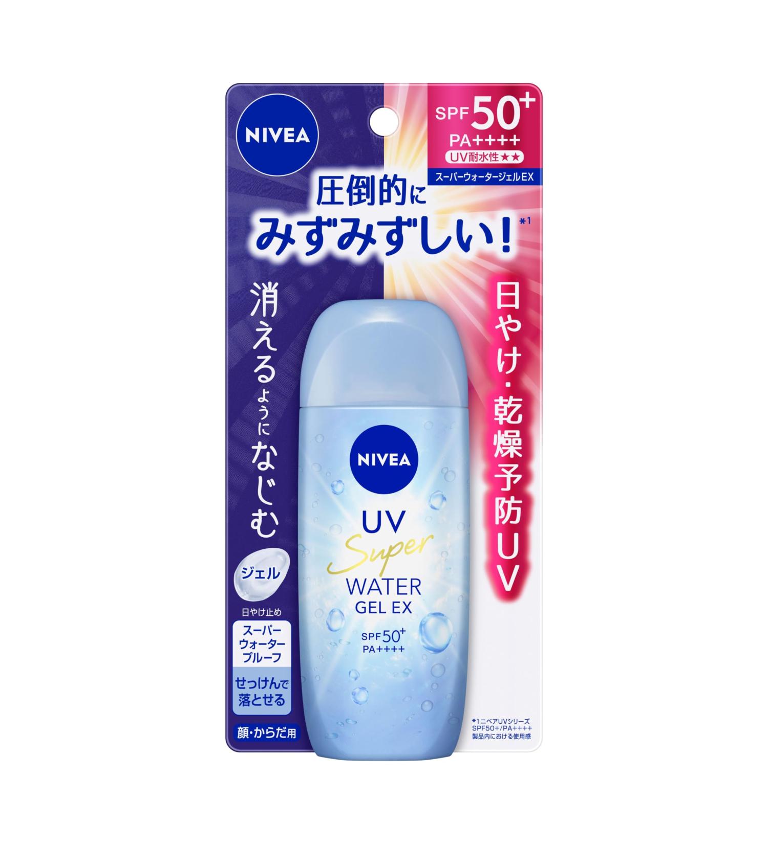 Nivea UV Water Gel EX 2.8 oz (80 g) - Buy Online on GoSupps.com