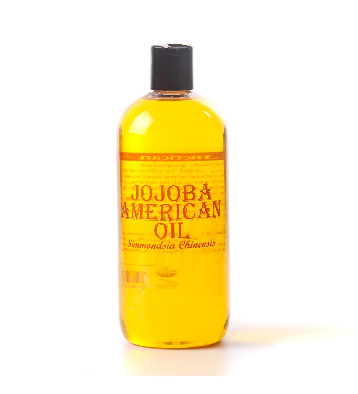 Mystic Moments Jojoba Carrier Oil 500ml - Pure & Natural Vegan Oil for Hair Face Nails Aromatherapy & Massage - GMO Free - Buy Online on GoSupps.com