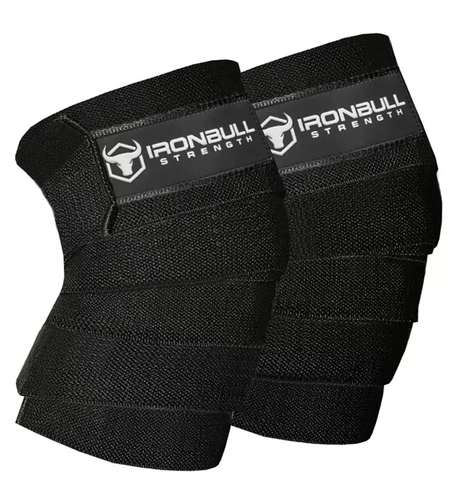 Knee Wraps for Weightlifting - 80" Elastic Knee Straps for Squats & Powerlifting | Compression Support for Gym & Strength - Buy Online on GoSupps.com
