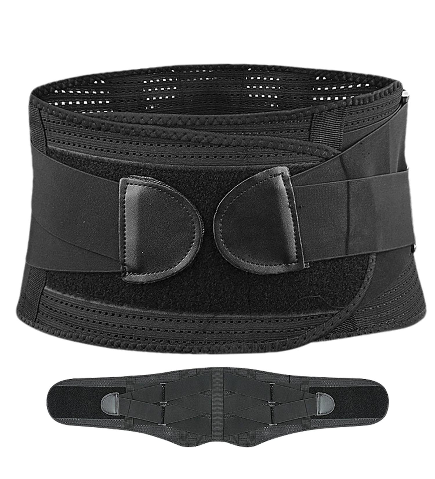 Adjustable Lower Back Brace | Breathable Ergonomic Support for Home & Office | Comfortable XL Lumbar Brace | Relieves Lower Back Pain & Strain - Buy Online on GoSupps.com