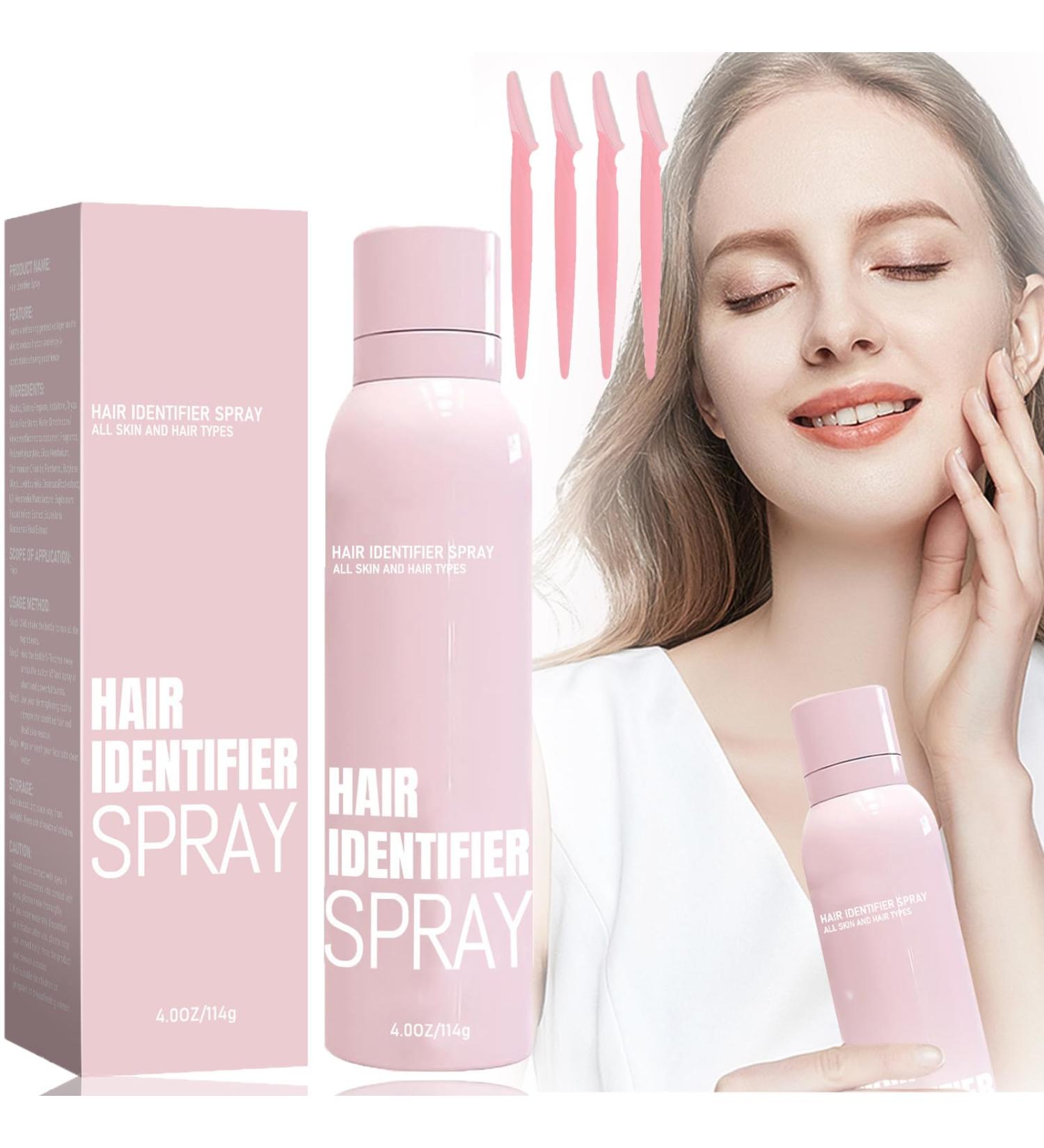 Hair Identifier Spray for Face Dermaplaning | Shaving Tool Kit for Men & Women - Smooth Skin Solution - Buy Online on GoSupps.com