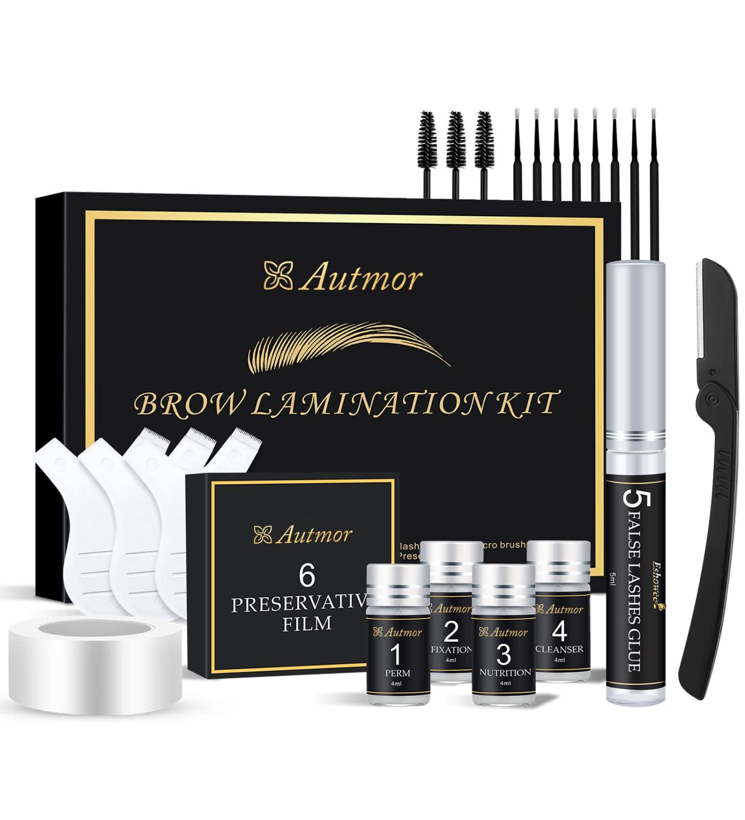 Eyebrow Laminating Set - DIY Waterproof Kit for Perfectly Shaped Brows | Salon Quality Results Lasting 6-8 Weeks - Buy Online on GoSupps.com