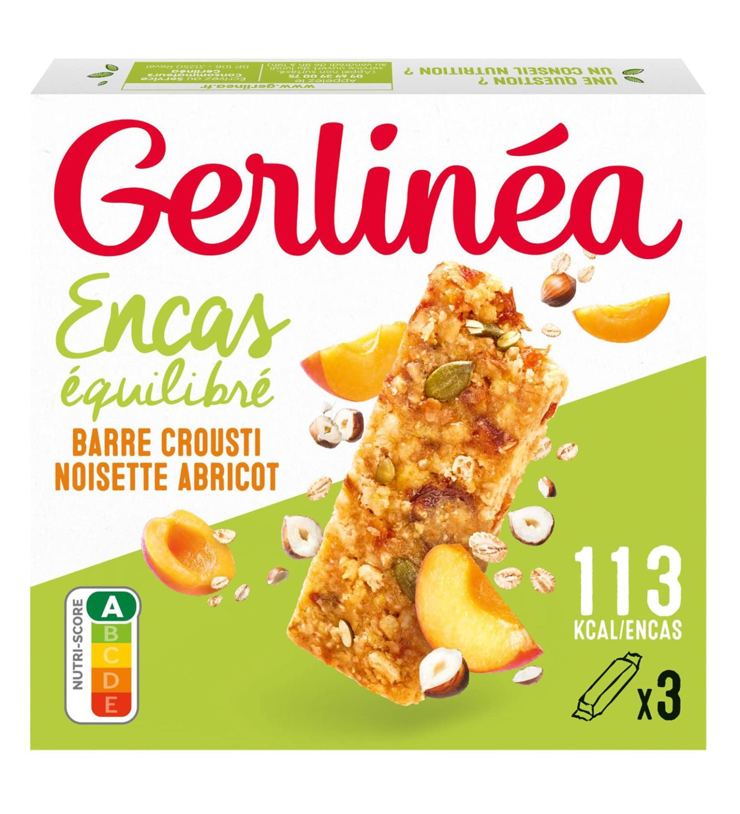 Gerlin a - Cro sti Apricots Hazelnuts Squash Seeds - Cereal Bar for a Balanced Snack - 218096 - Buy Online on GoSupps.com
