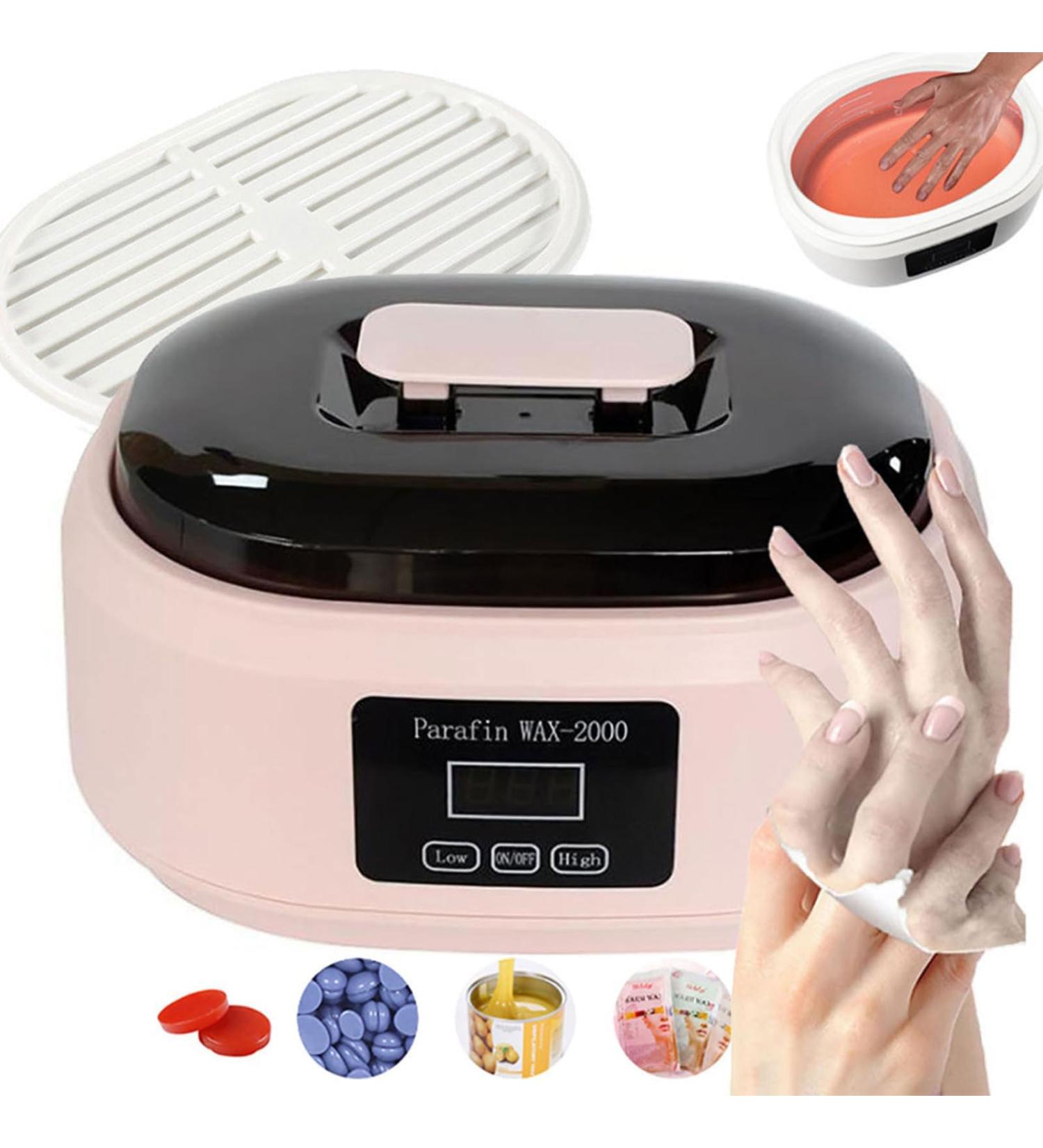 Chauffage de bain en cire de paraffine pour le soin des mains et des pieds 200 W avec affichage de la temp rature favorise une peau lisse et douce Rose - Buy Online on GoSupps.com