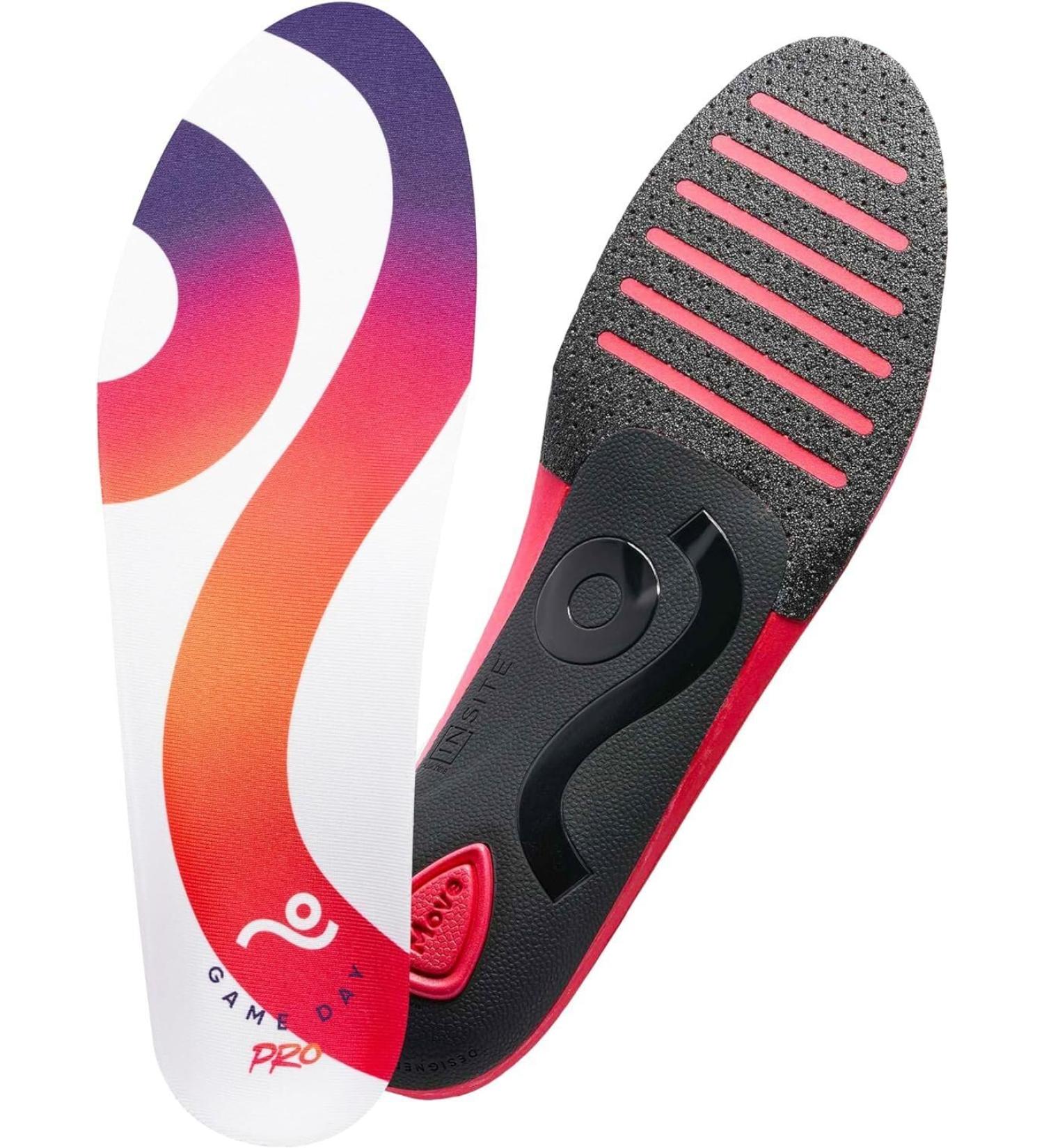 BUY MOVE Game Day Pro Sports Insoles Ultimate Performance for Basketball Football Tennis & More | Extra Shock Absorption | Men 10-10.5 / Women 11.5-12 International Shipping Available - Buy Online on GoSupps.com